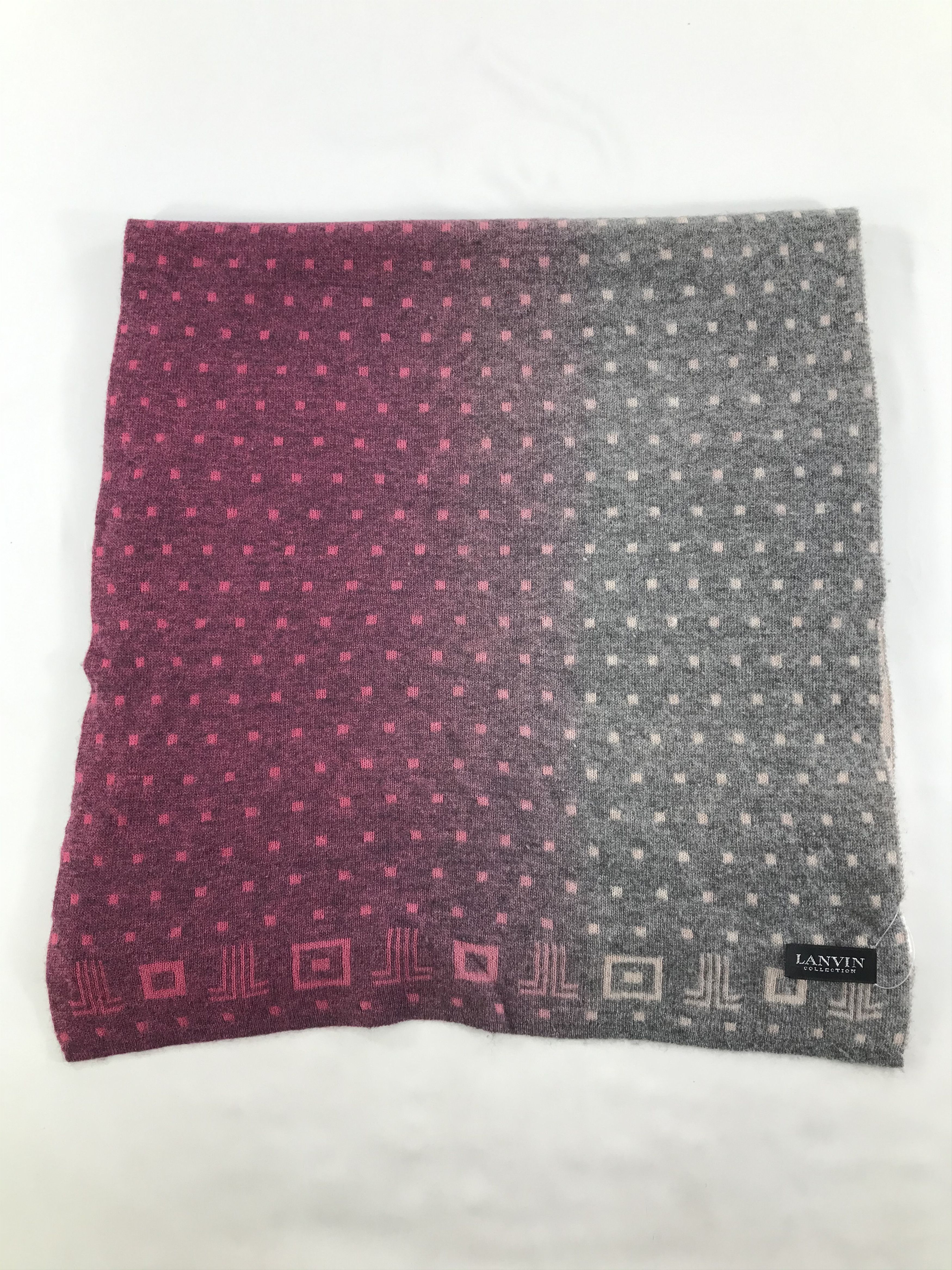 Lanvin Vintage Lanvin Scarf/Muffler/Neckwear MF1287 Size ONE SIZE - 2 Thumbnail