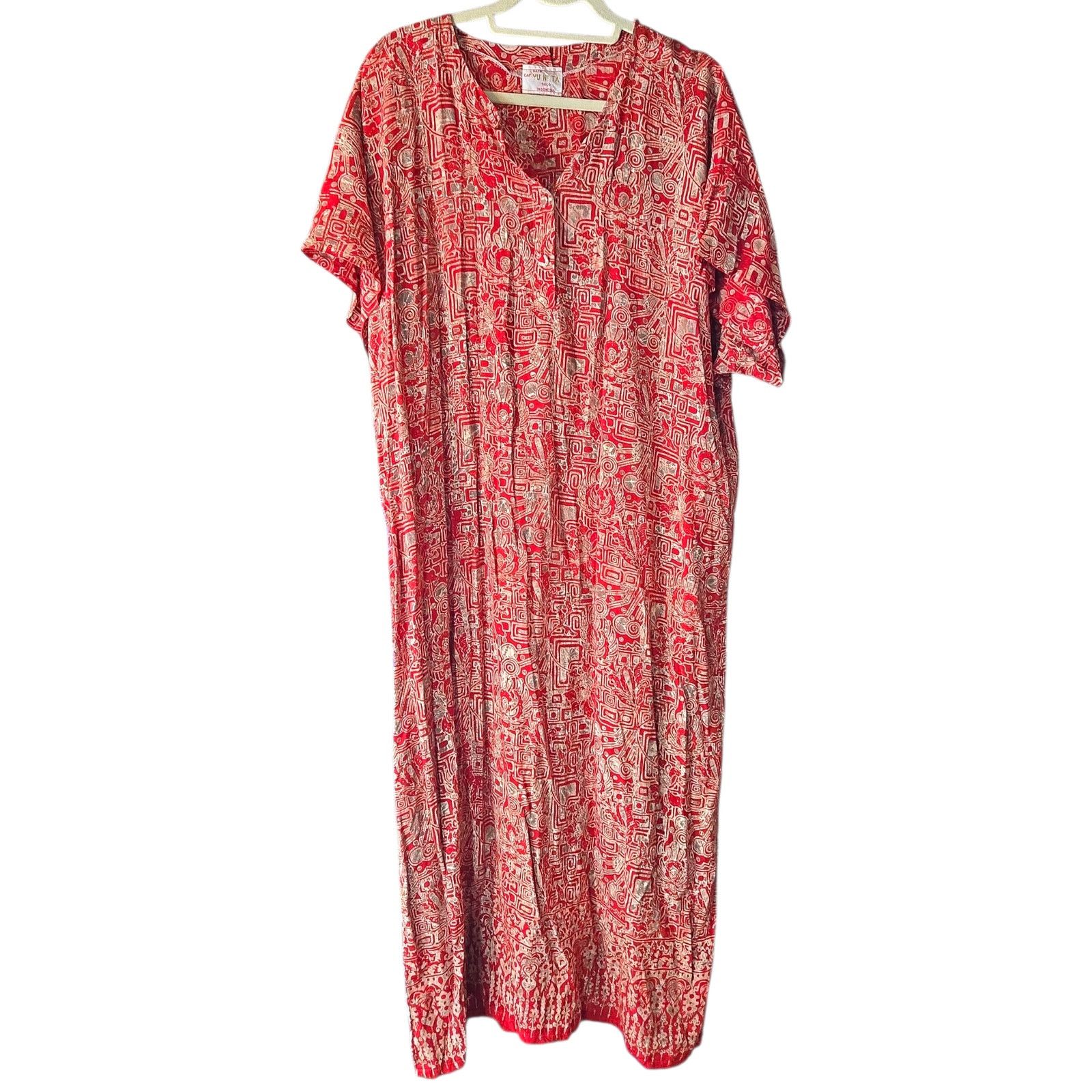 Other Yu Ni Ta | Indonesian Batik Caftan-Kaftan Batik | Size OS Size ONE SIZE - 4 Thumbnail