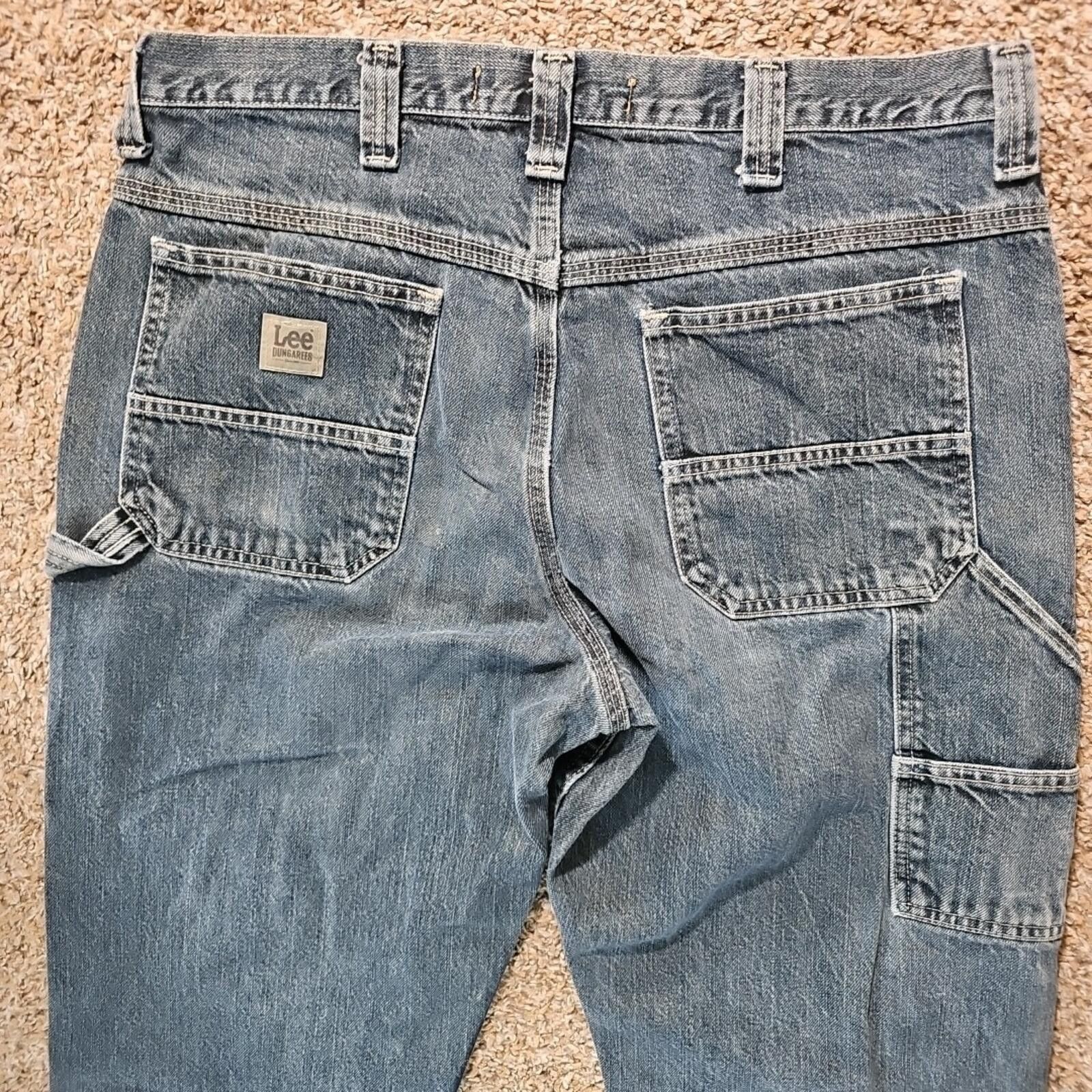 Lee Lee Dungarees Carpenter Jeans 34x30 Size US 34 / EU 50 - 5 Thumbnail