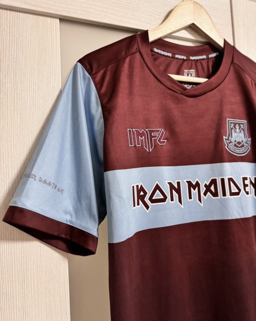 Iron Maiden Vintage Jersey Iron Maiden X West Ham United Home Size US M / EU 48-50 / 2 - 2 Thumbnail