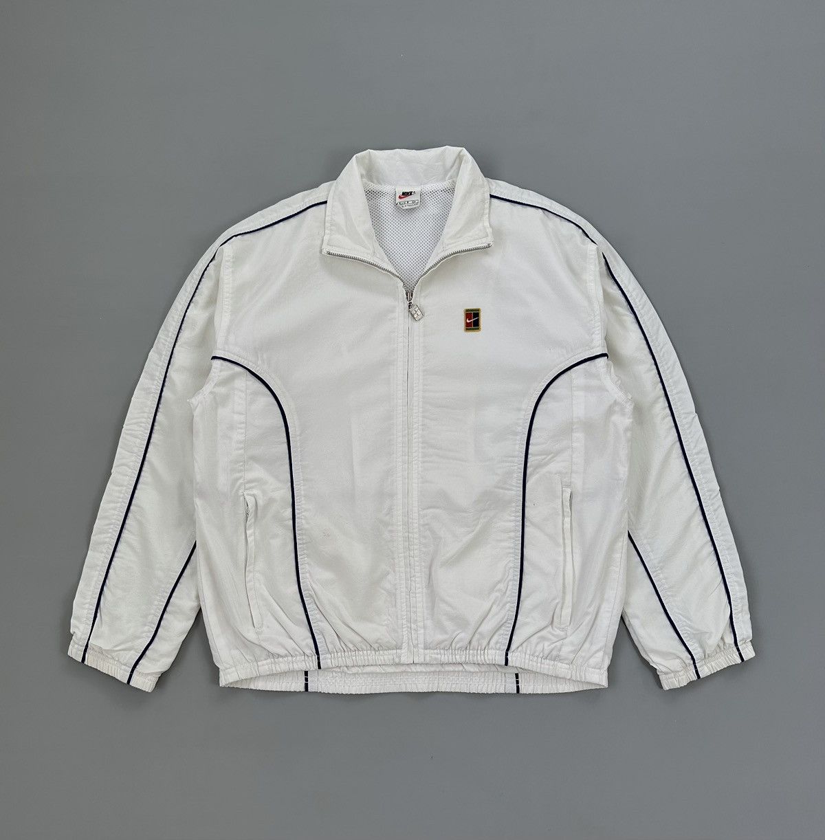 Nike 90s Nike Court Vintage Windbreaker Jackets Size S / US 4 / IT 40 - 4 Thumbnail