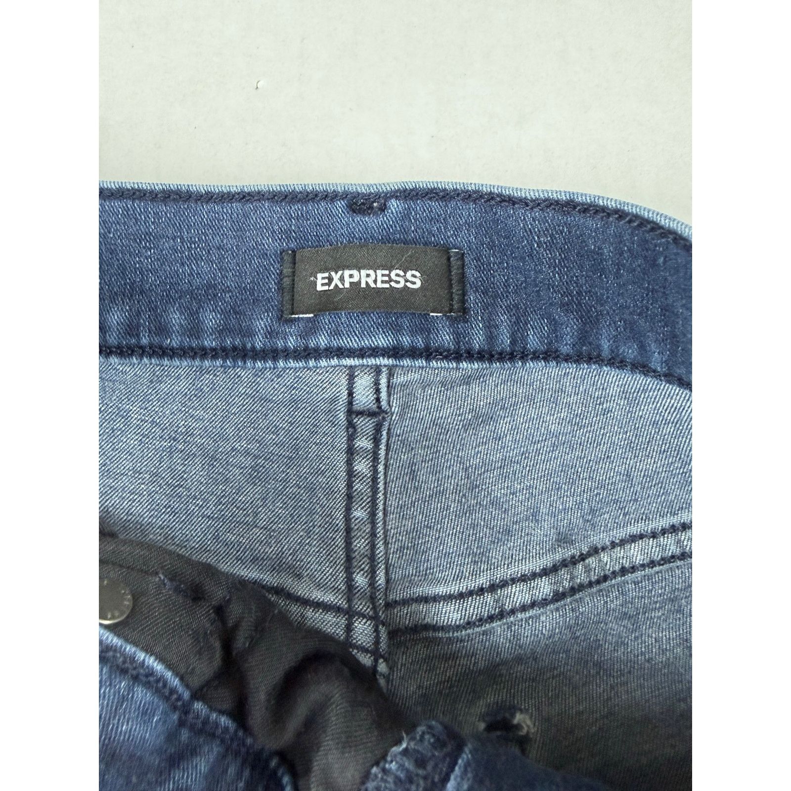 Express Express Skinny High Rise Jeans - Women's Size 8R, Blue Size 30" / US 8 / IT 44 - 5 Thumbnail