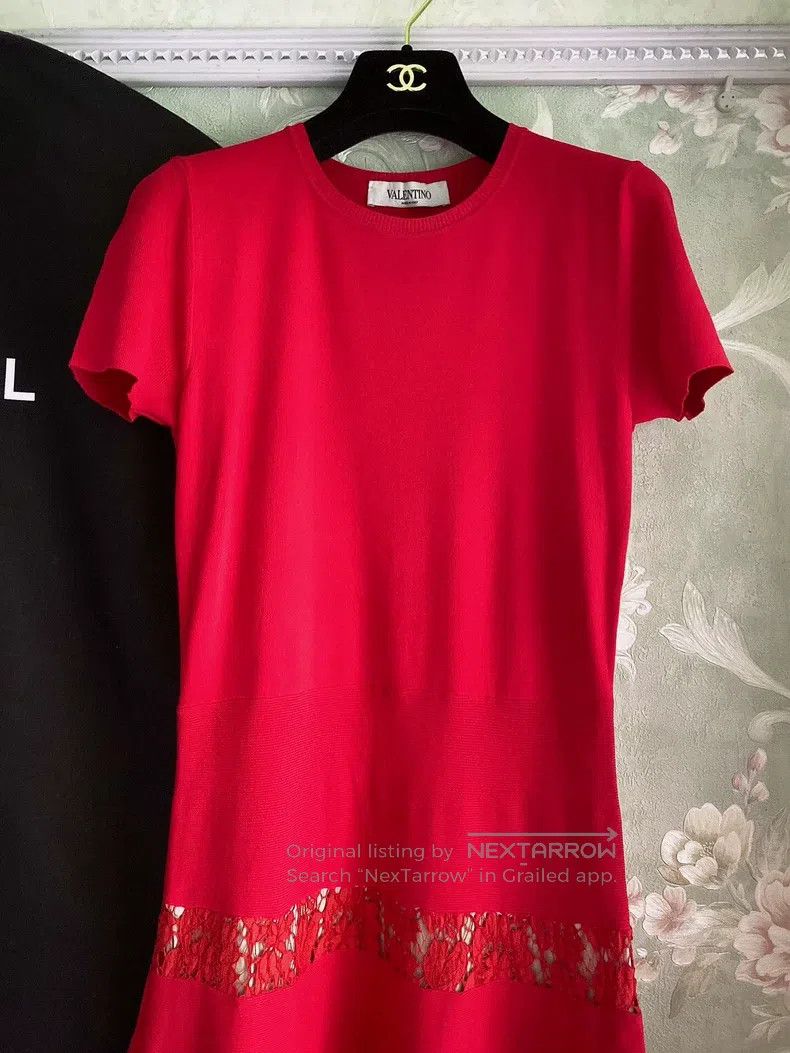 Valentino Valentino Red dress Size M / US 6-8 / IT 42-44 - 4 Thumbnail