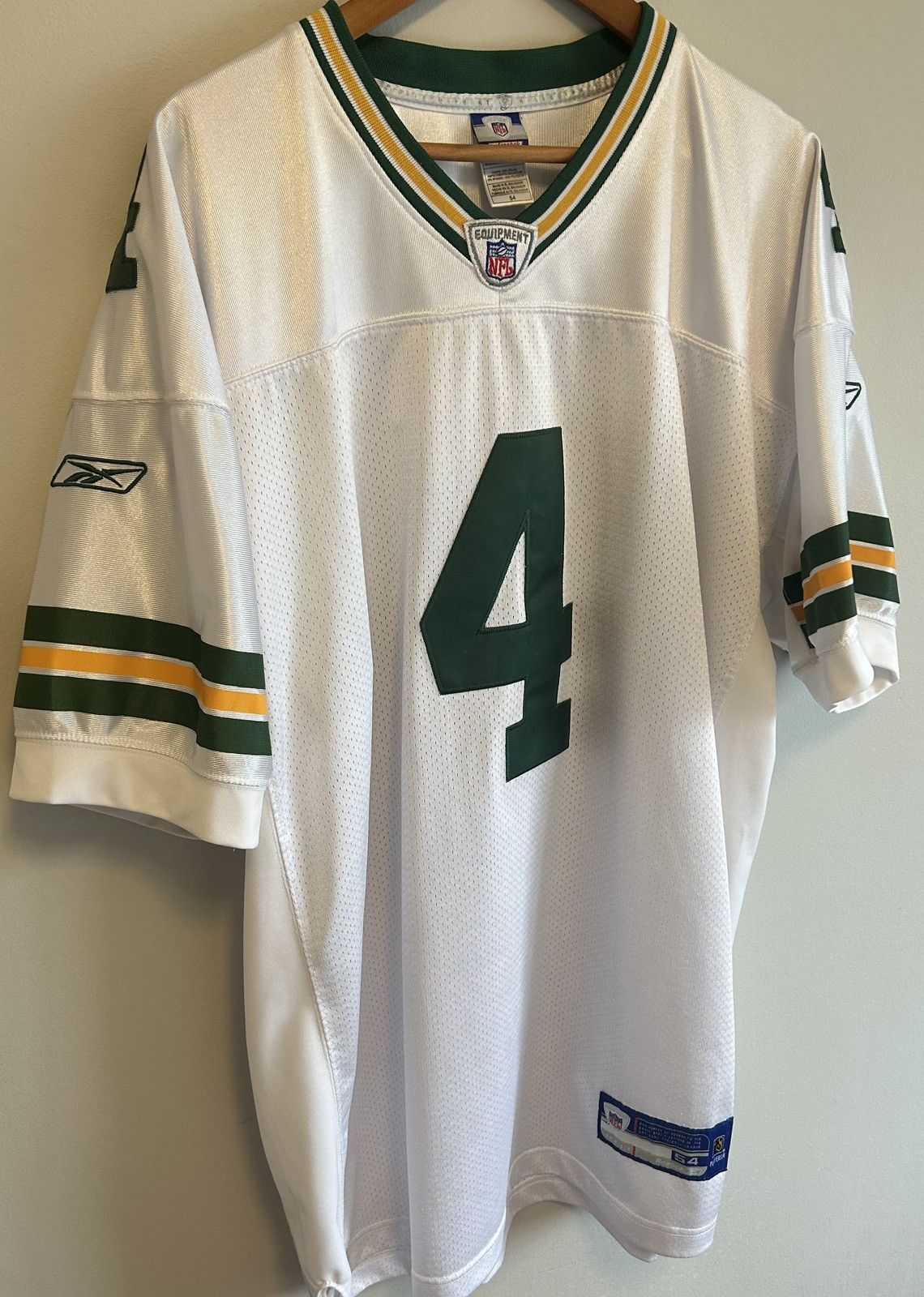 Reebok Vintage Reebok Green Bay Packers NFL Brett Favre Jersey Size US XXL / EU 58 / 5 - 2 Thumbnail