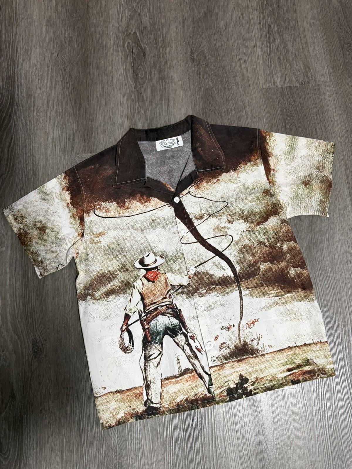 Vale Vale Cowboy Button Up Tee | Grailed