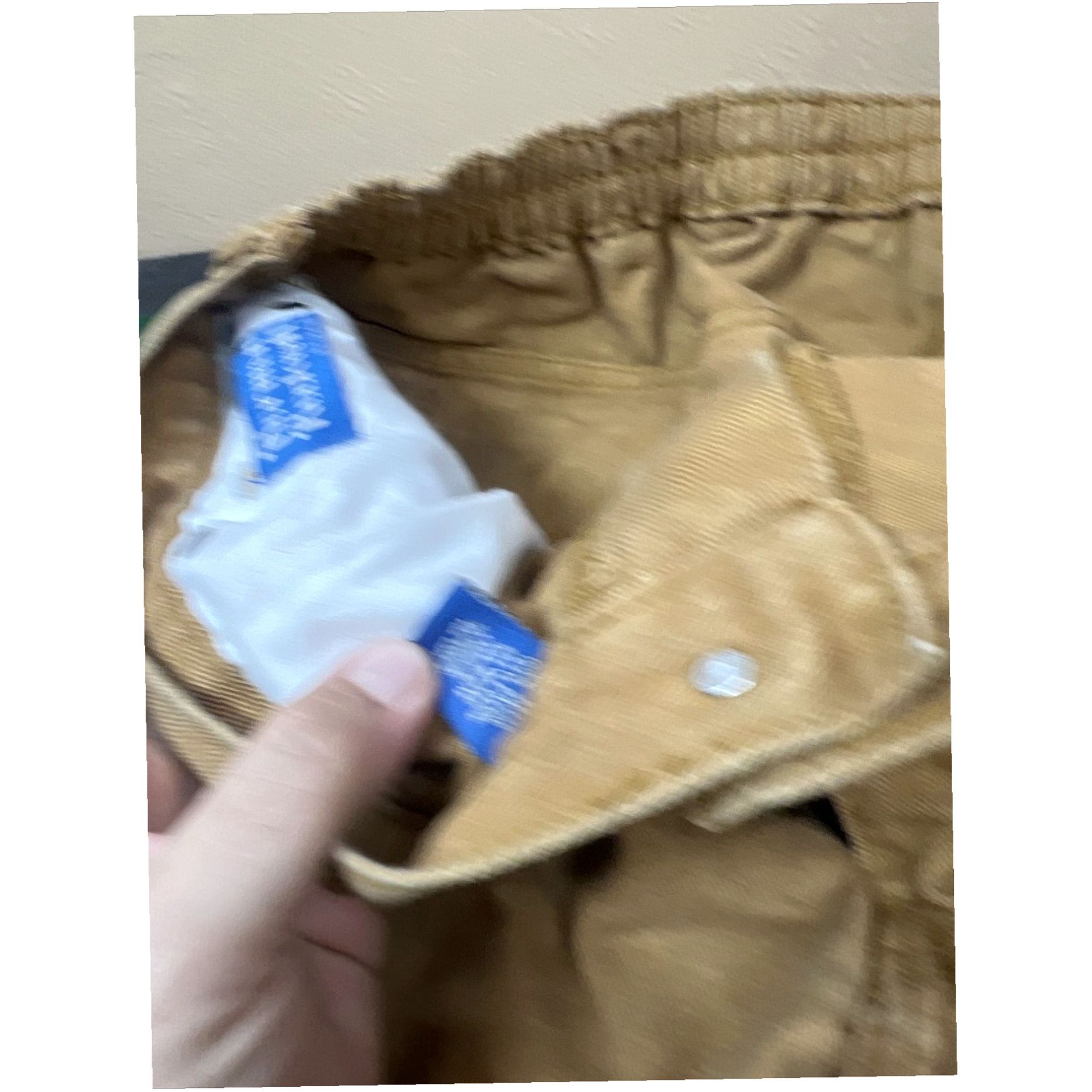 Haband NORMAN ROCKWELL Jeans by Haband Elasticized Back Waist- Beige. 38x30 Size US 38 / EU 54 - 4 Thumbnail
