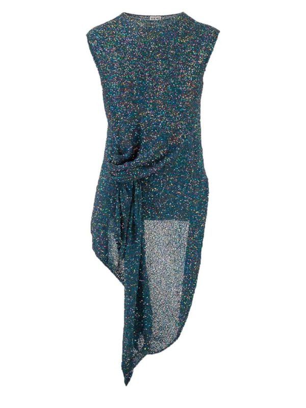 Loewe o1y1025 Sleeveless Sweater in Emerald Green Size M / US 6-8 / IT 42-44 - 1 Thumbnail