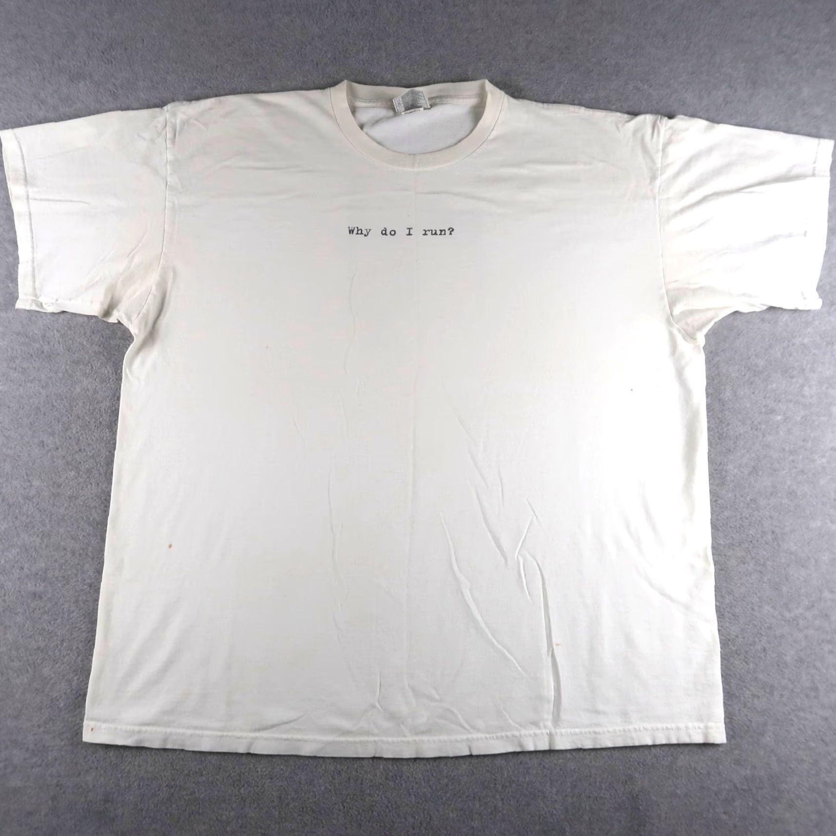 Nike VINTAGE Nike T-Shirt 90s NYC Run White XL Men Crew Neck Short Sleeve Logo 1990s City Sports Size US XL / EU 56 / 4 - 3 Thumbnail