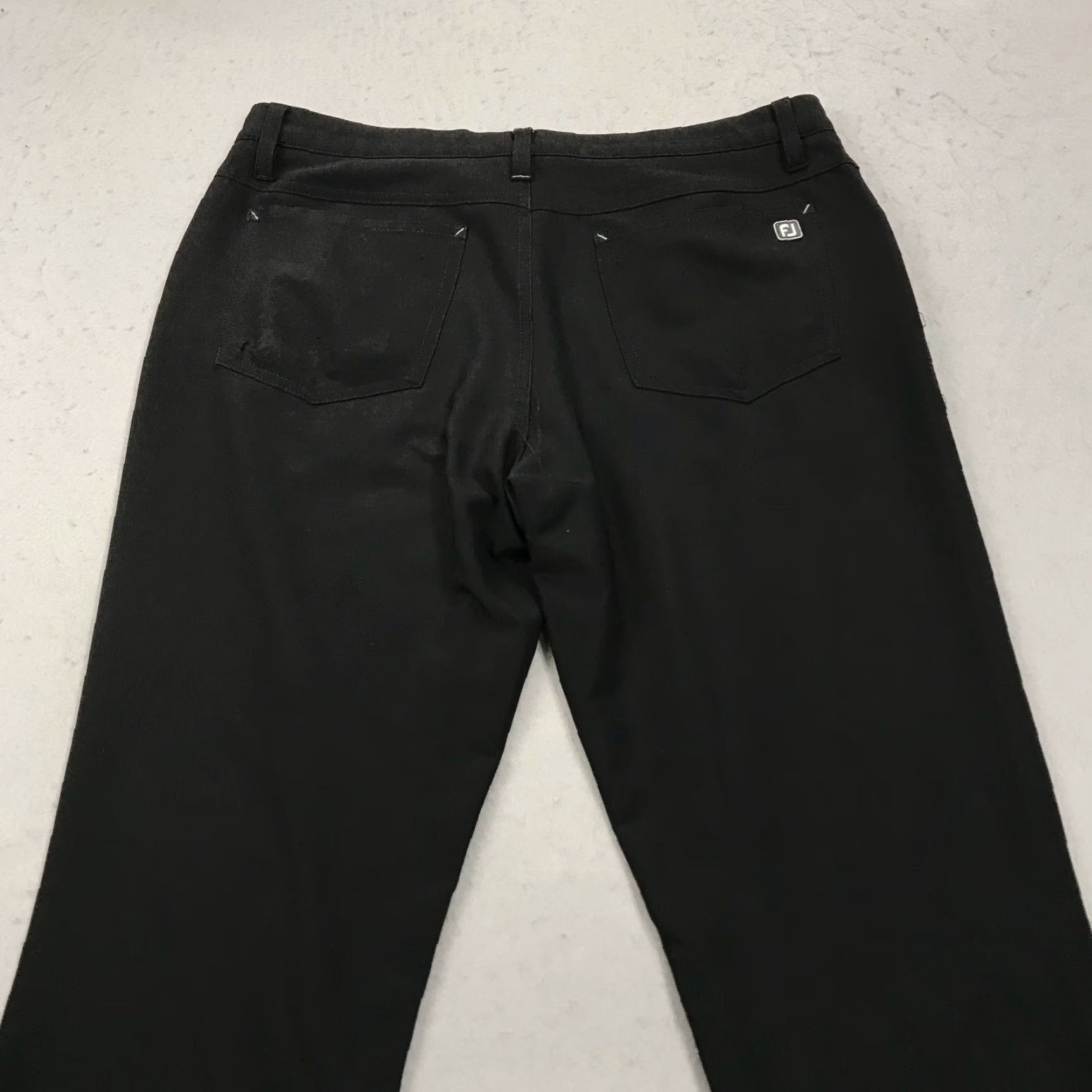 Footjoy FootJoy Golf Pants Mens 34x30 Black Athletic Fit Stretch Chino Regular Size US 34 / EU 50 - 7 Thumbnail
