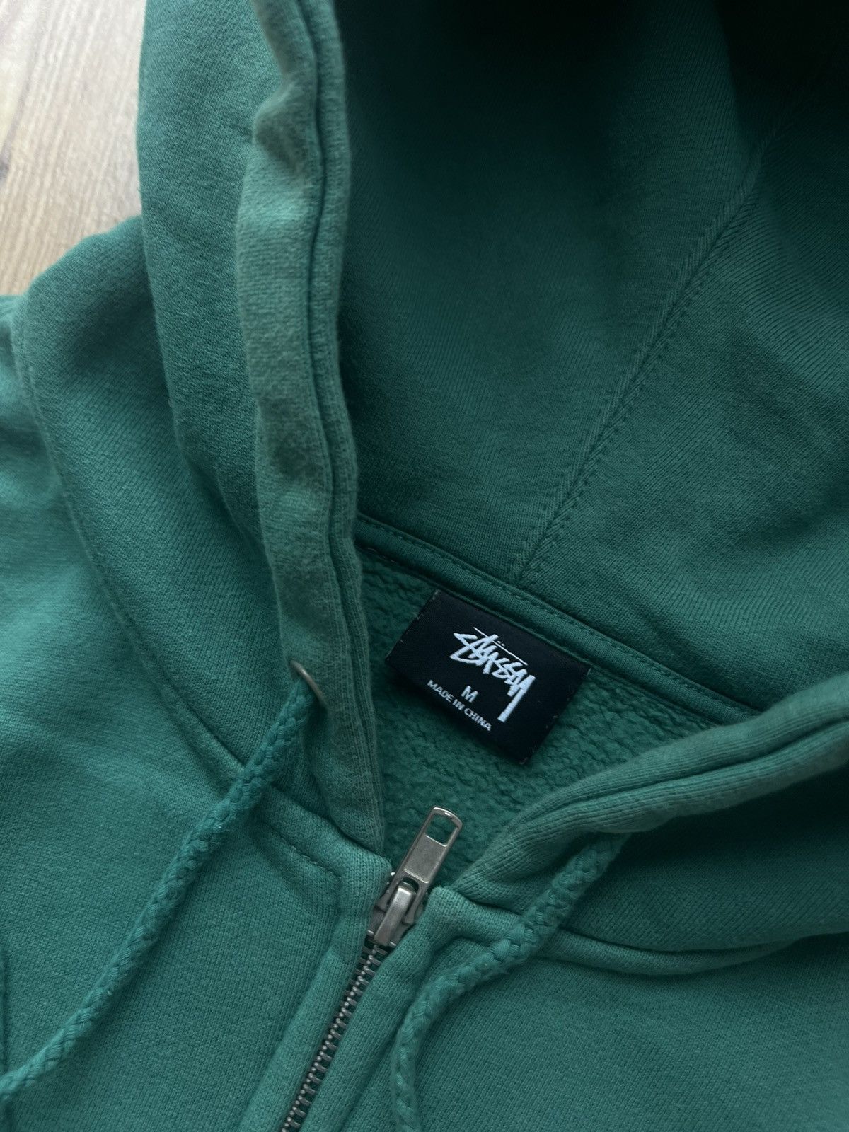 Stussy 00’s STUSSY ZIP HOODIE Y2K RARE BIG LOGO VINTAGE Size US M / EU 48-50 / 2 - 13 Thumbnail