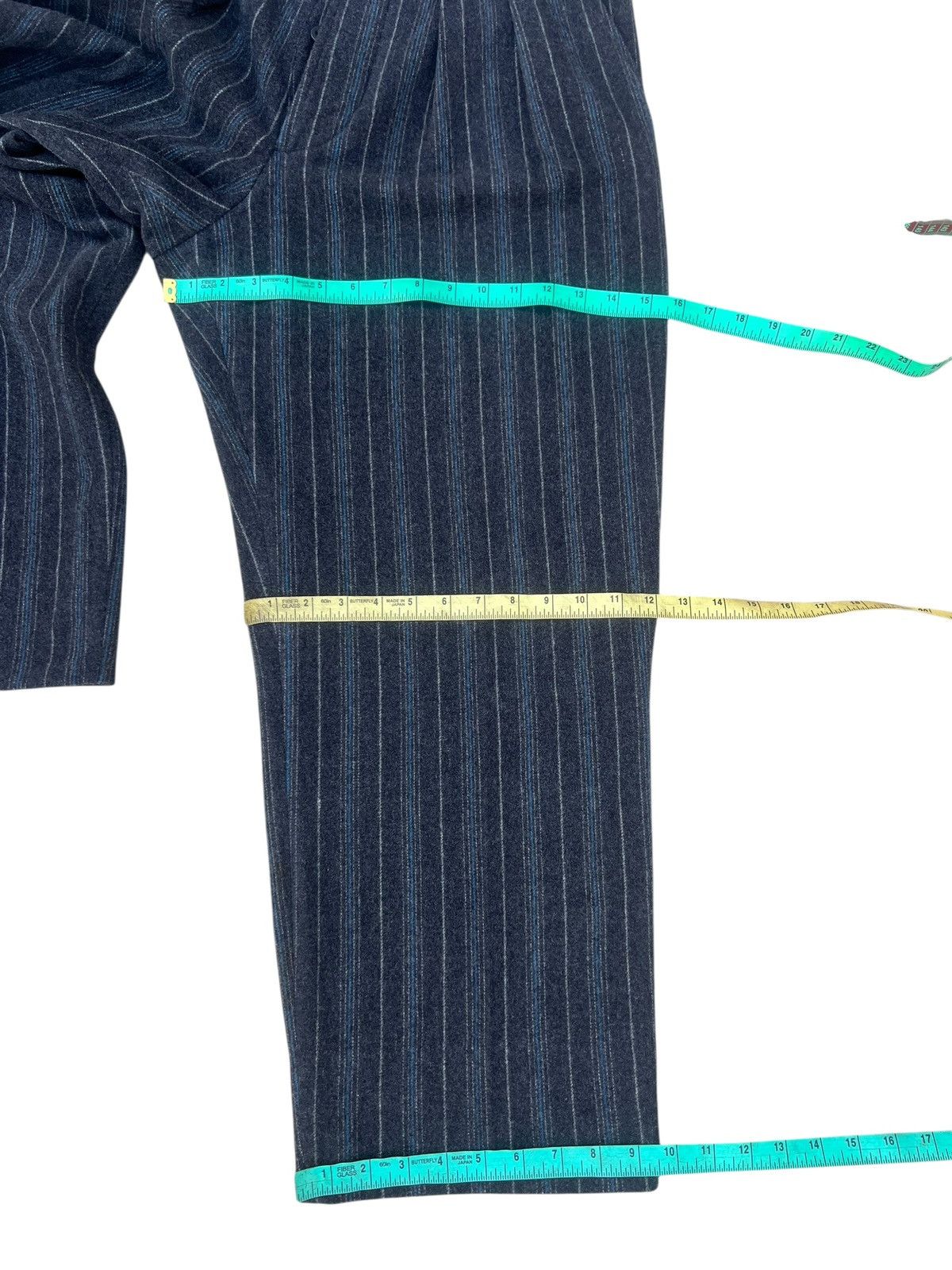 Nigel Cabourn Vintage Nigel Cabourn Striped Wool Baggy Trouser Pant Size US 32 / EU 48 - 3 Thumbnail