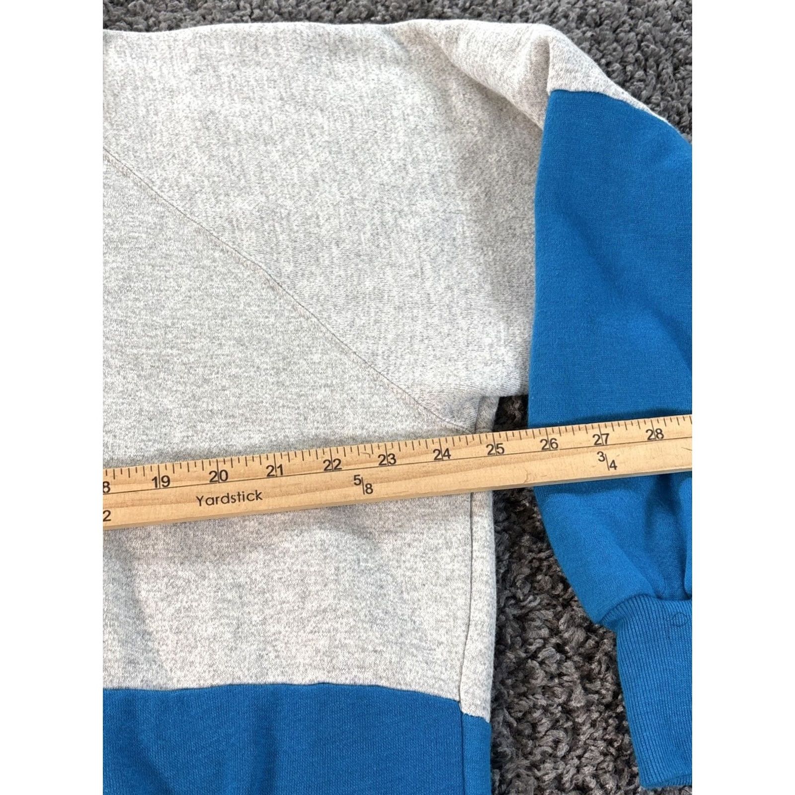 McGregor VINTAGE MacGregor Hoodie XL Gray 2 Tone Fleece Pullover 90s Mens Size US XL / EU 56 / 4 - 3 Thumbnail