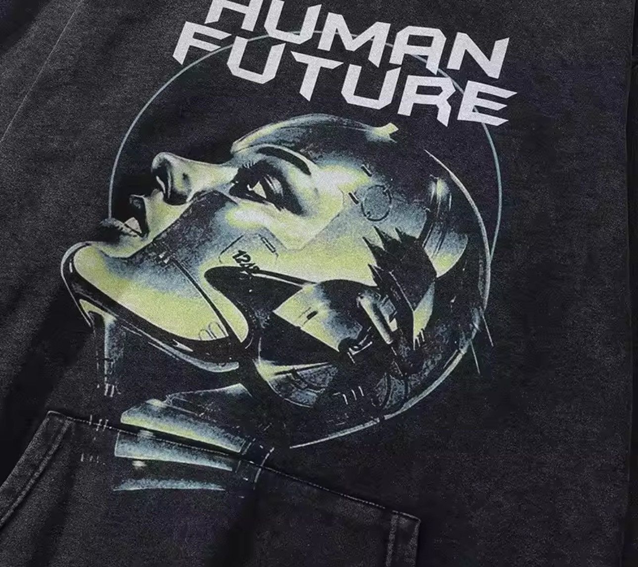 Vintage Streetwear Design Hip Hop Punk Y2k Hoodie Sweatshirt Size US L / EU 52-54 / 3 - 3 Thumbnail