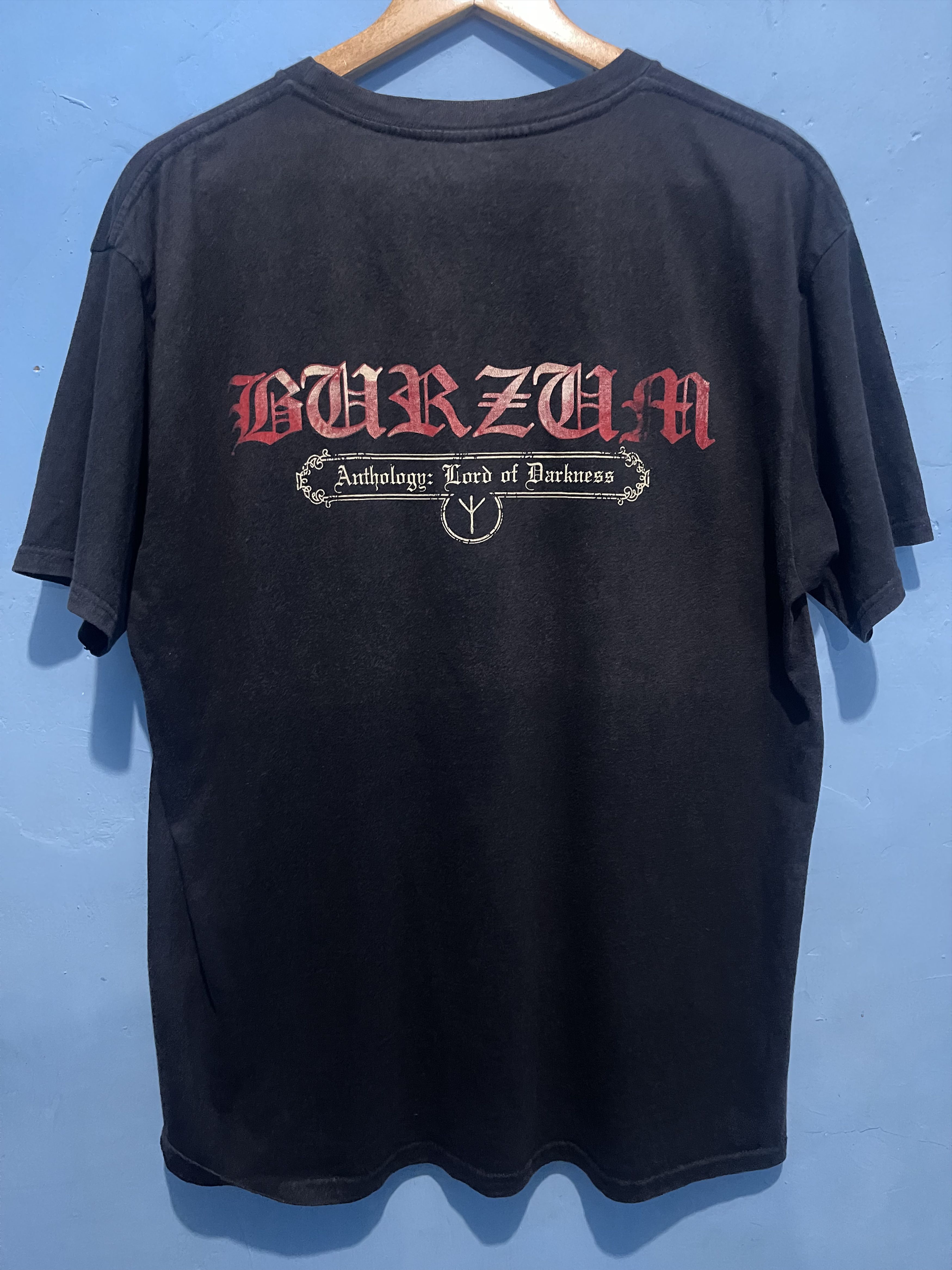 Band Tees Burzum Bathory Mayhem Darkthrone Immortal Gorgoroth Size US L / EU 52-54 / 3 - 10 Thumbnail