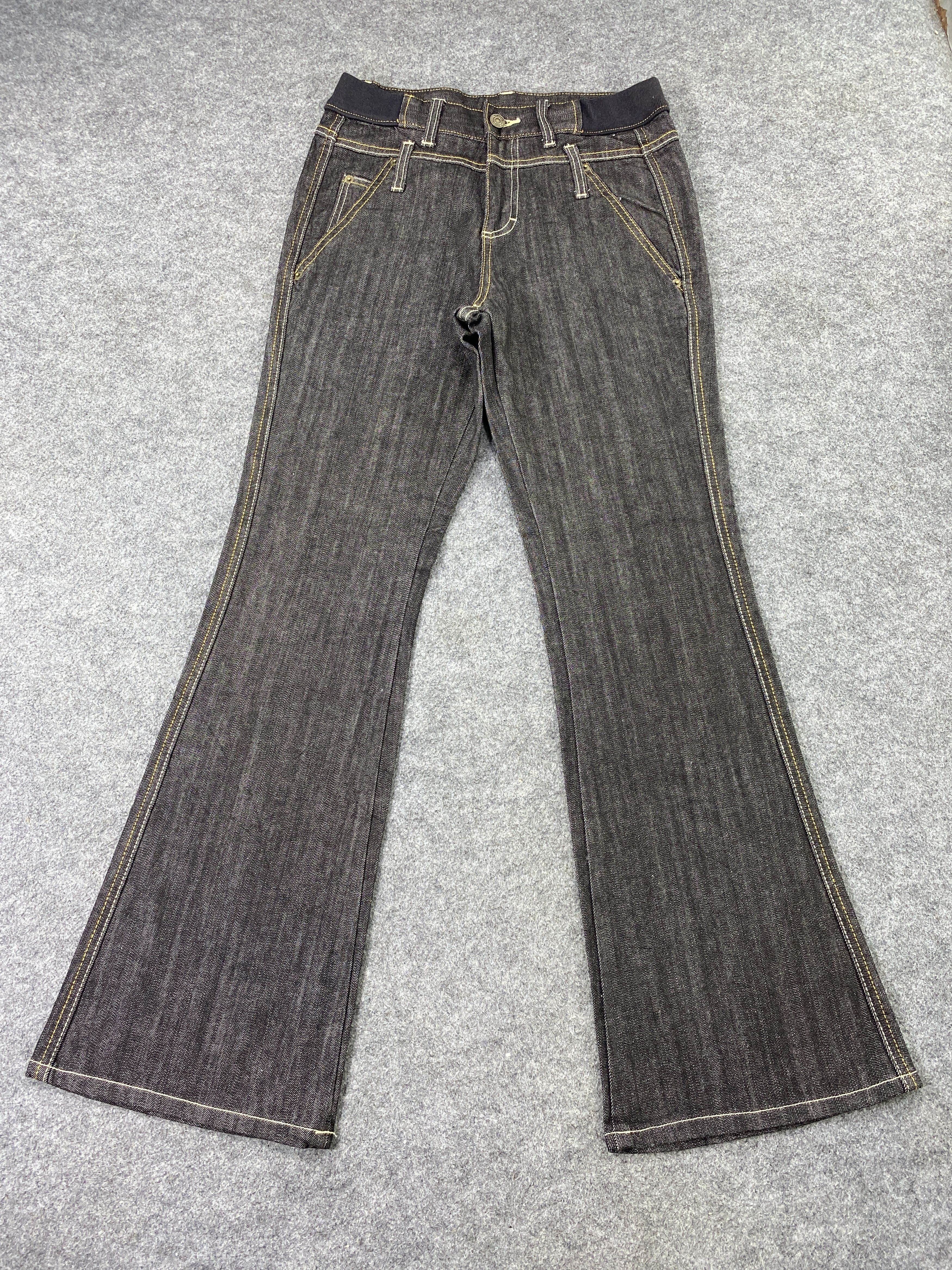Japanese Brand Japanese Brand Bootcut Black Jeans - J1051 Size 26" / US 2 / IT 38 - 2 Thumbnail