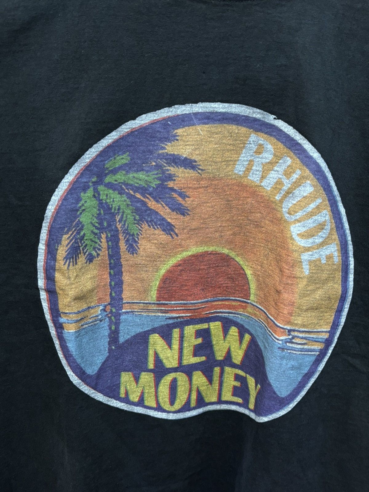 Rhude RHUDE VIG BLACK SUNSET TEE Size US M / EU 48-50 / 2 - 2 Thumbnail