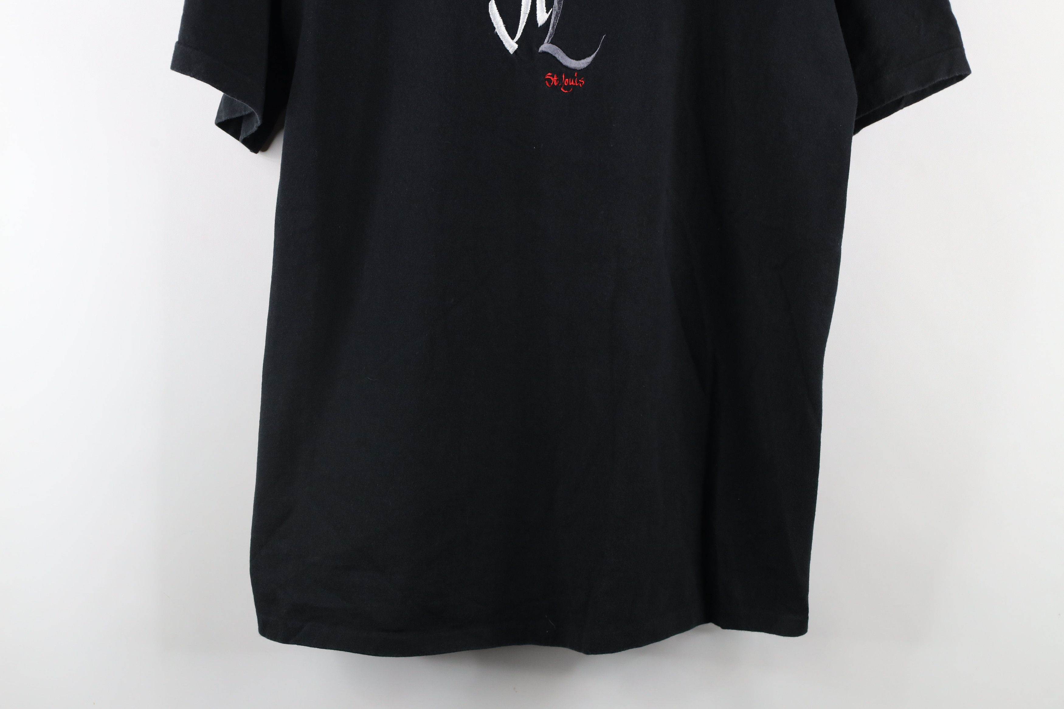 Vintage Vintage 90s Streetwear Out STL St Louis T-Shirt Black USA Size US XL / EU 56 / 4 - 3 Thumbnail