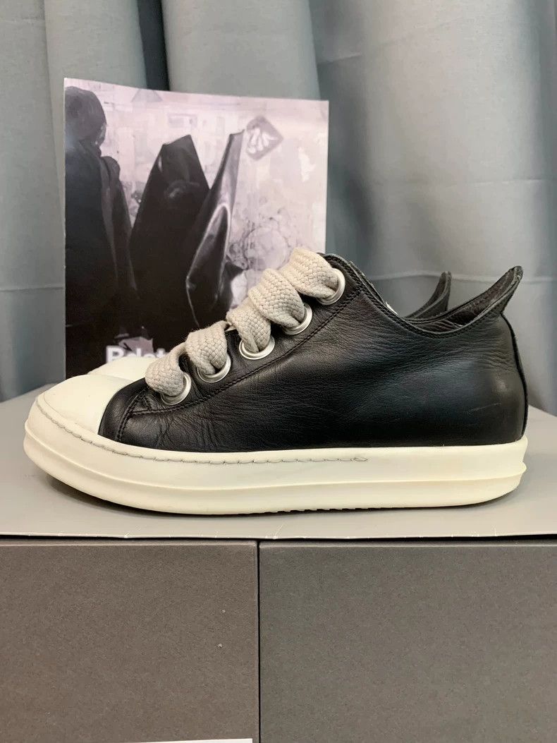 Rick Owens Rick Owens low-top wide shoelace leather deck shoes Size US 7 / EU 40 - 3 Thumbnail