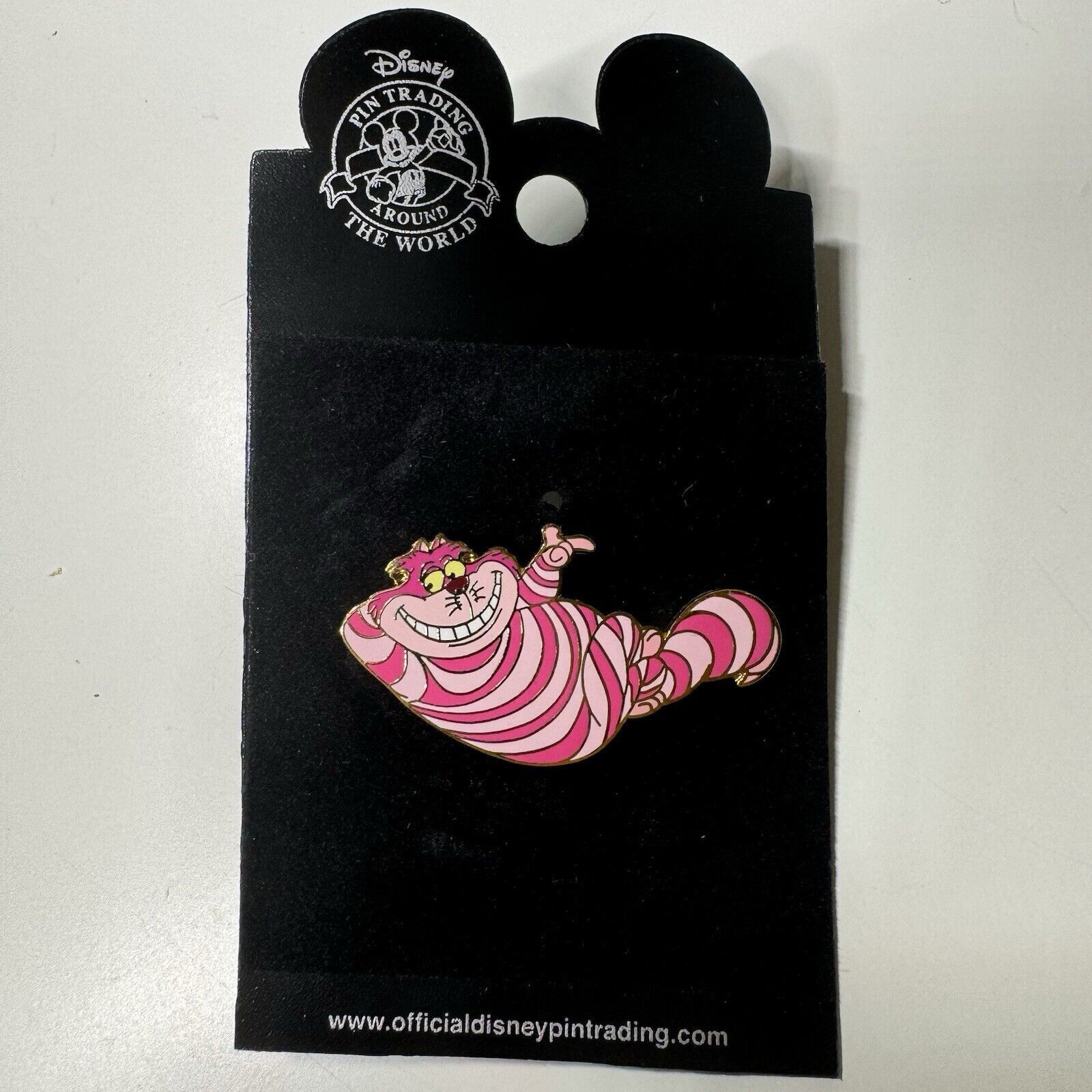 Disney Vtg Disney Cheshire Cat Pin Alice in Wonderland 02 Official Size ONE SIZE - 2 Thumbnail