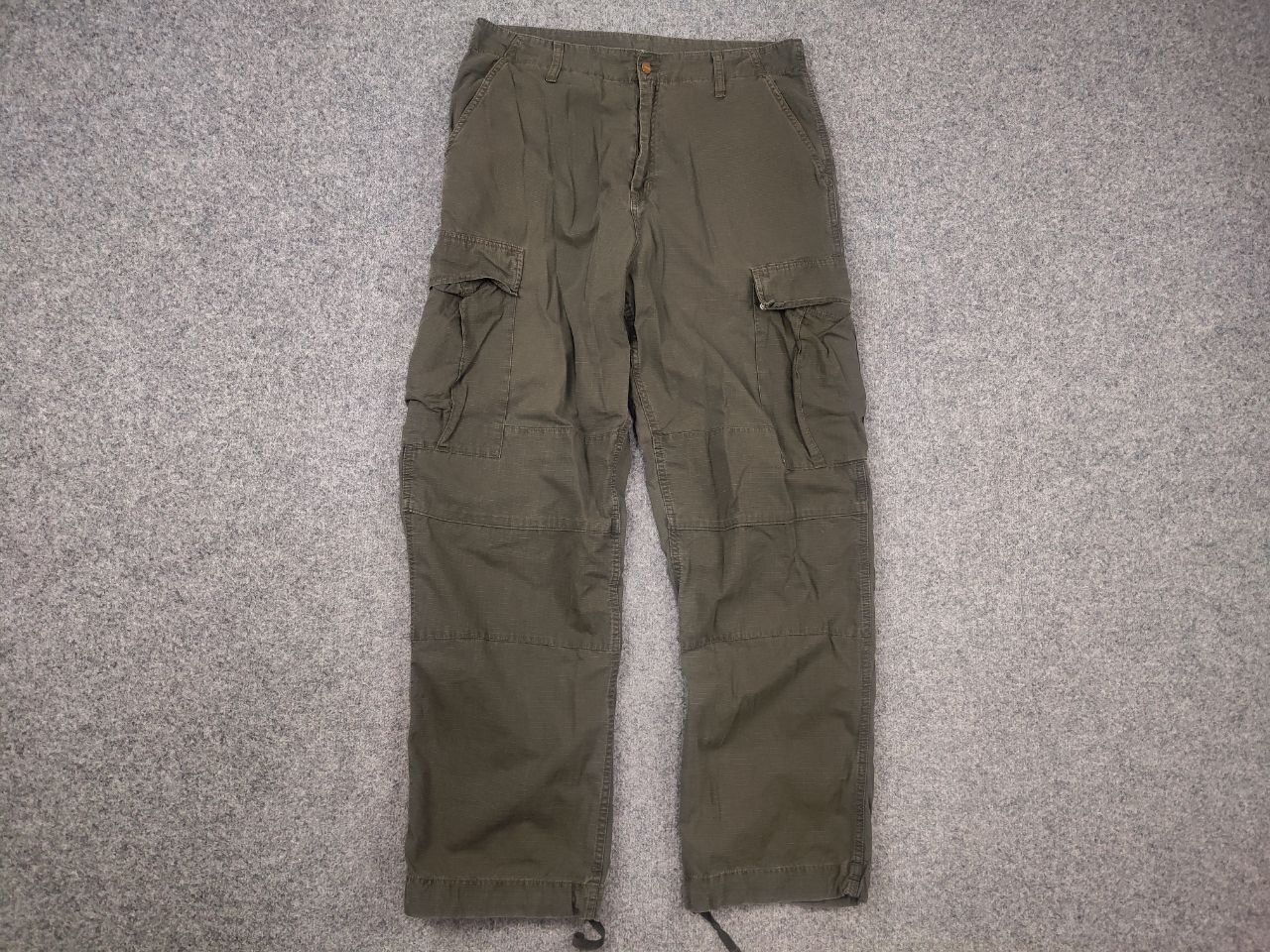 Carhartt Vintage 90's Carhartt Ripstop Cargo Baggy pants USA Style Size US 34 / EU 50 - 5 Thumbnail