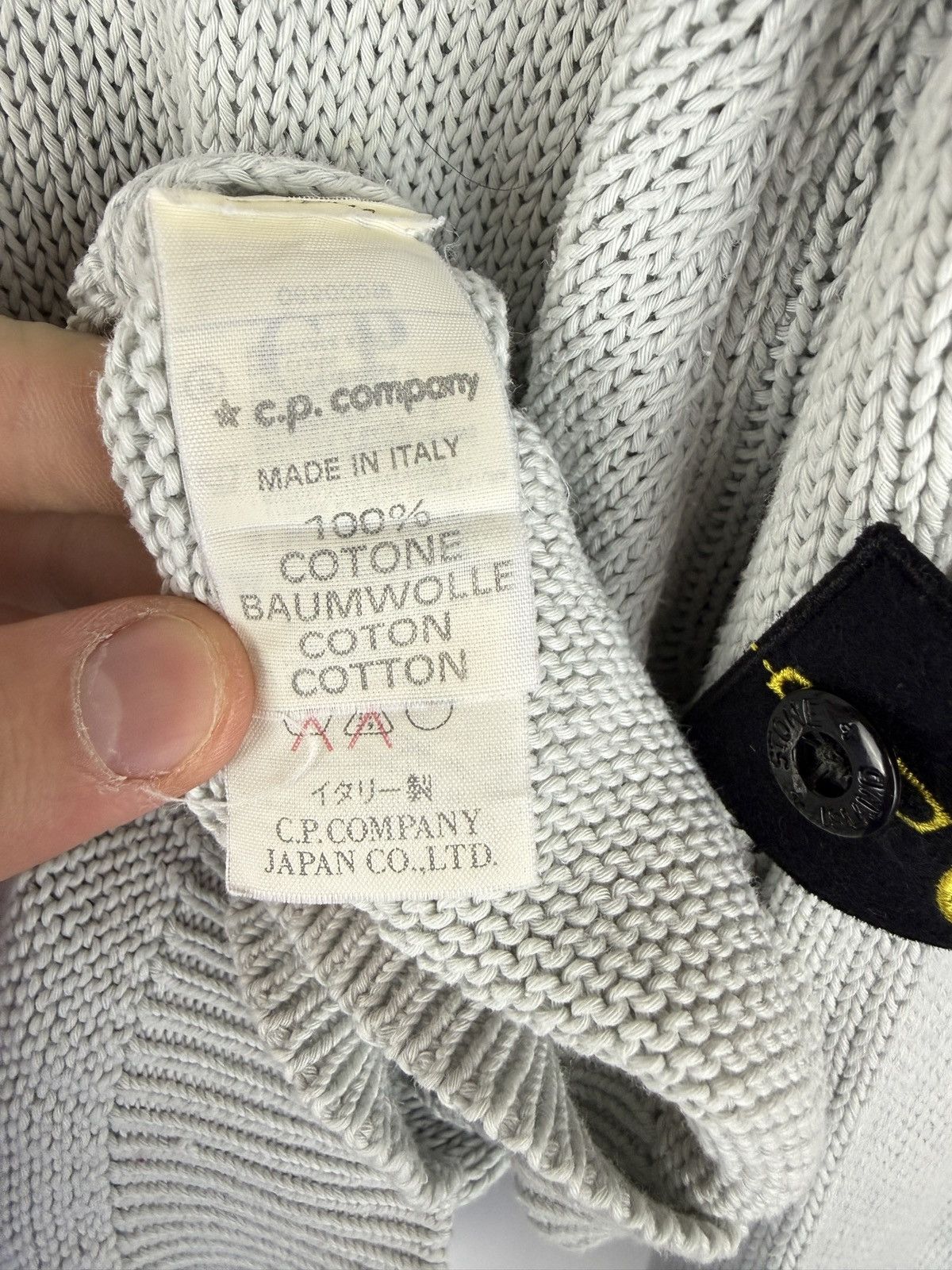 Stone Island Grey Stone Island vintage sweater Size US L / EU 52-54 / 3 - 7 Thumbnail