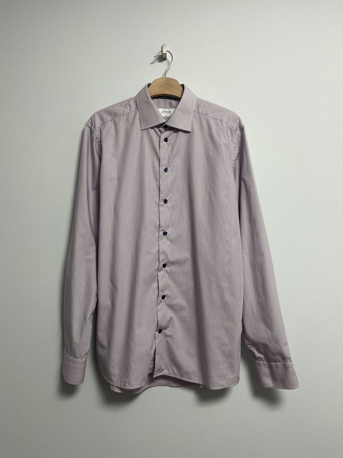Eton Eton Button Up Shirt Size US XL / EU 56 / 4 - 1 Thumbnail