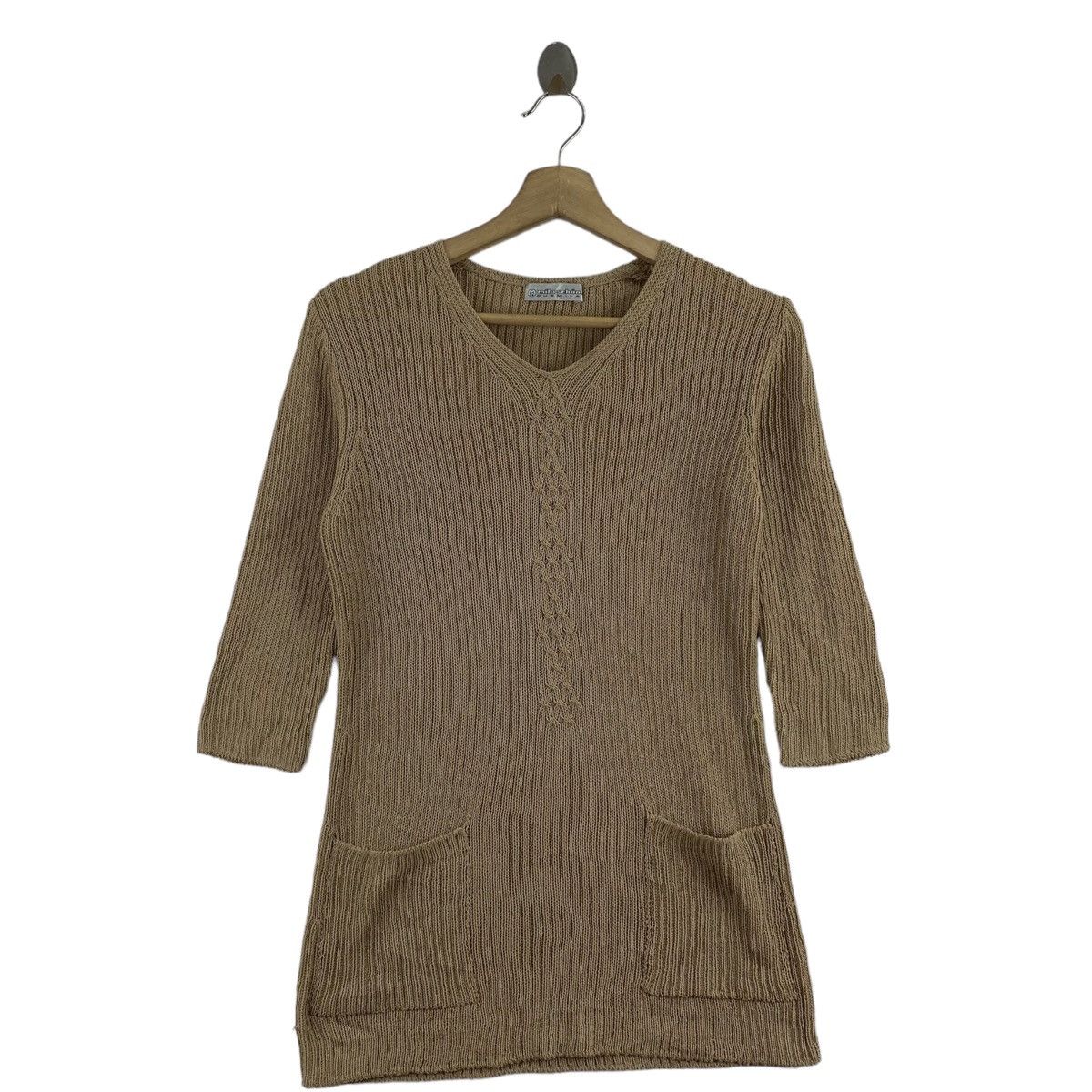 image of Italian Designers x Mila Schon Duemila Italian Designer Knitwear Style Brown, Women's (Size Small)