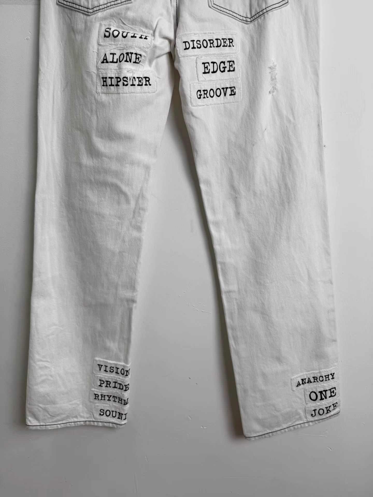 Number (N)ine Number (n)ine 01SS Patchwork Denim Jeans K20 Size US 28 / EU 44 - 8 Thumbnail