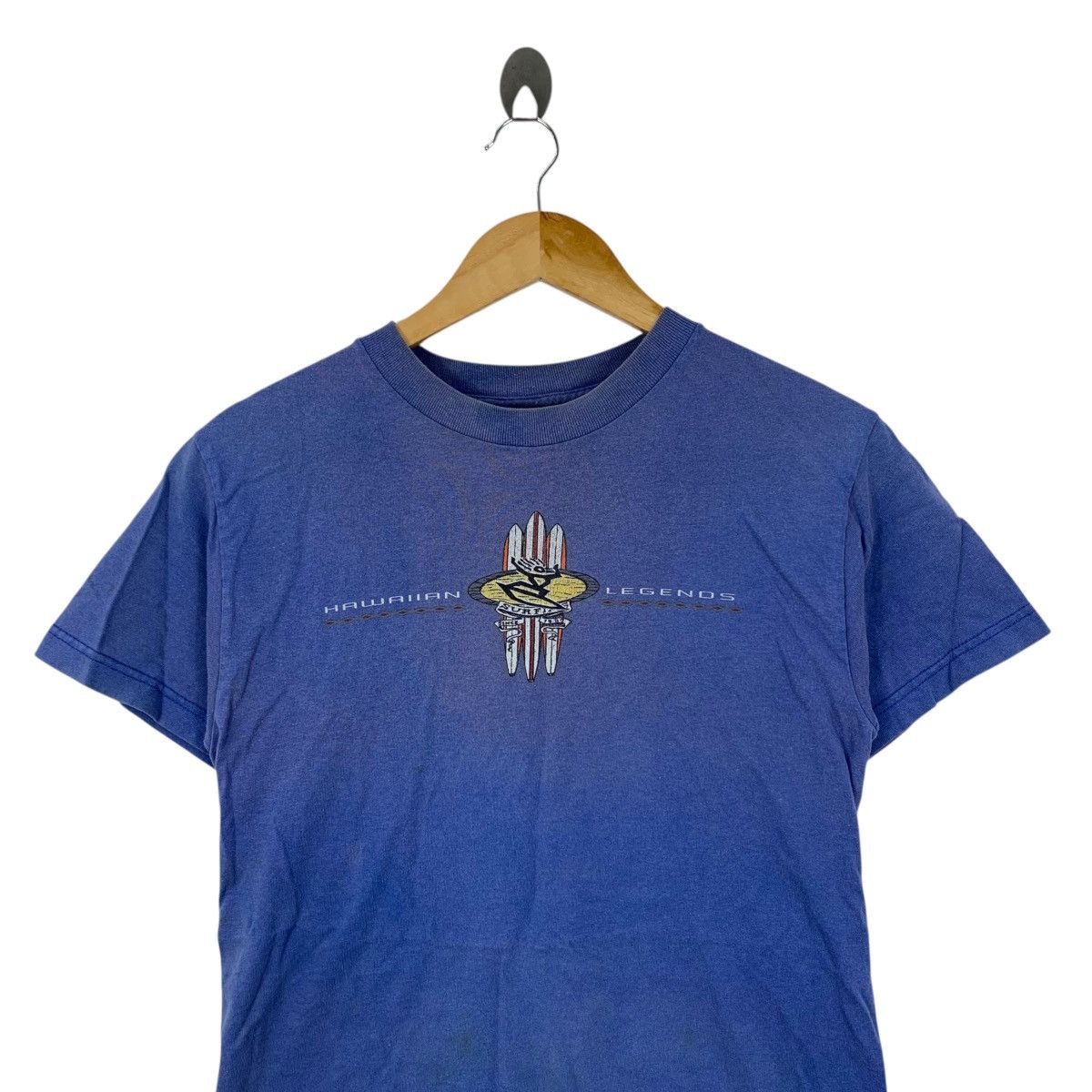 Vintage Vintage HAWAIIAN LEGEND Surf Surfing Sun Faded Short Shirt Size US S / EU 44-46 / 1 - 2 Thumbnail