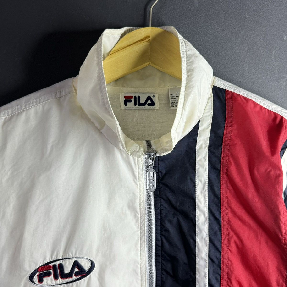 Fila Vintage 1990's Fila Windbreaker Size US L / EU 52-54 / 3 - 2 Thumbnail