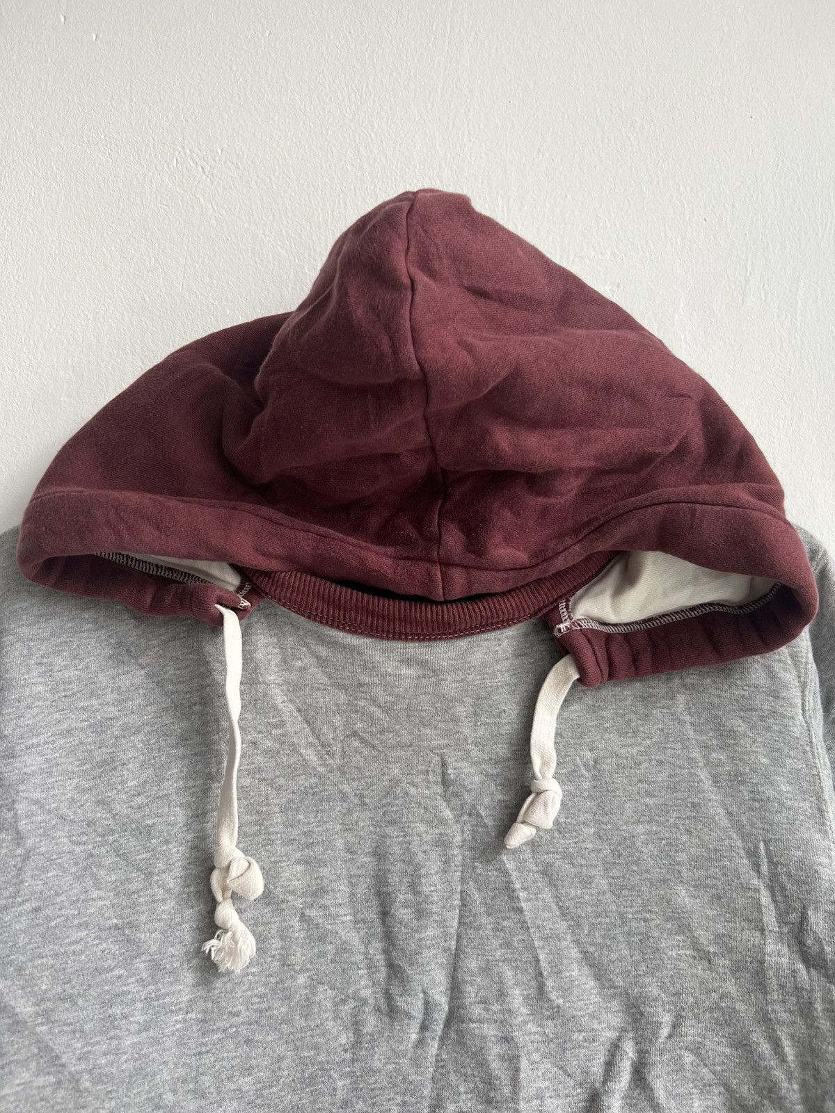 Vintage Vintage 1940s Running Man Afterhood 2 Tones Loopwheel Hoodie Size US M / EU 48-50 / 2 - 4 Thumbnail