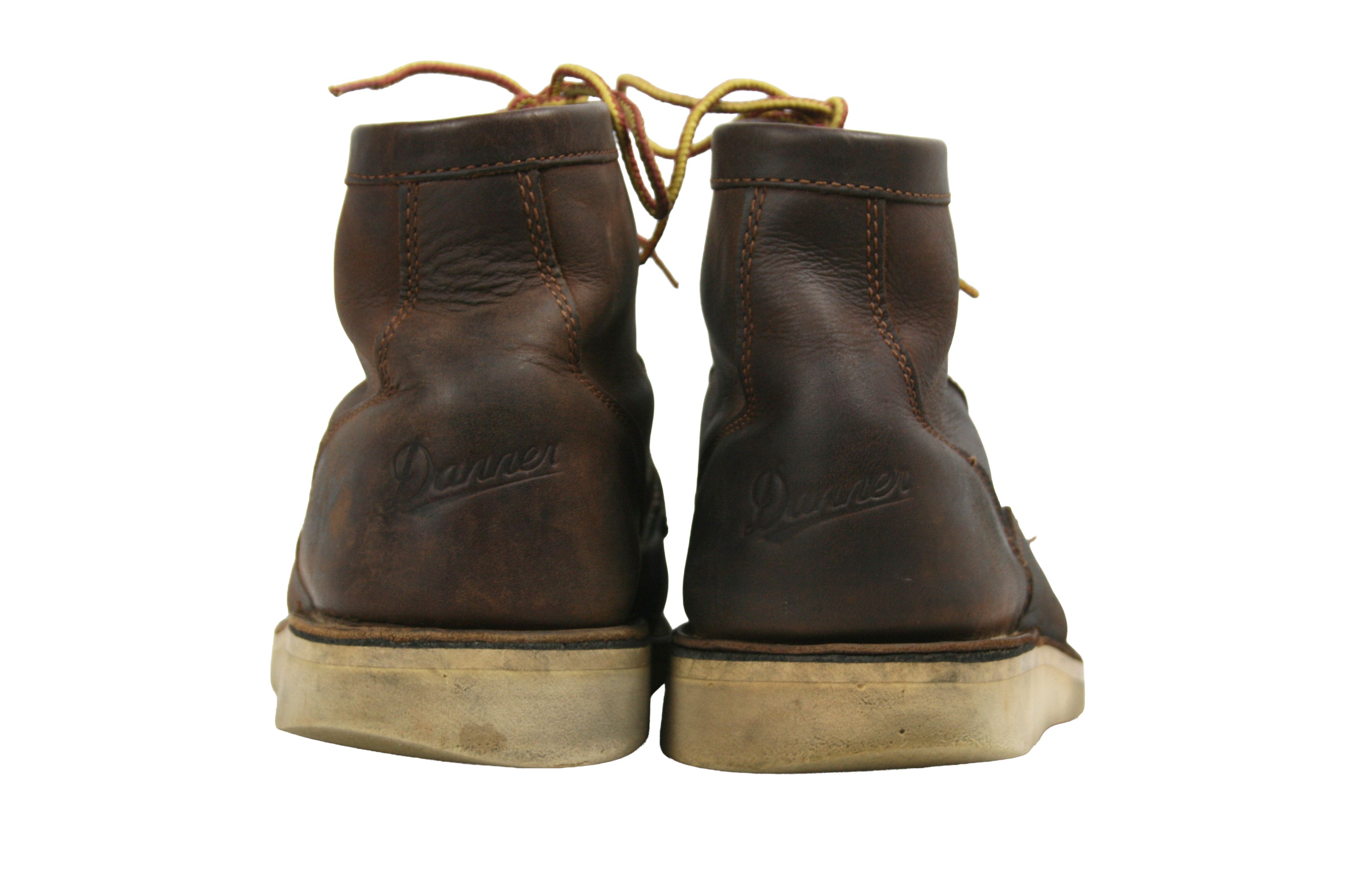 Danner Bull Run Moc Distressed Leather Boots Size US 13 / EU 46 - 11 Thumbnail