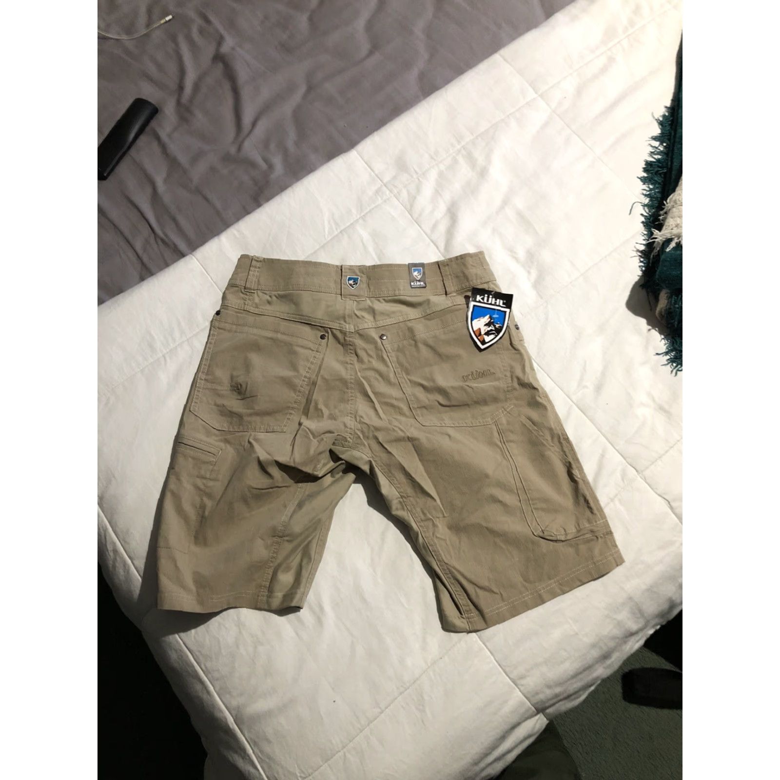 Vintage KUHL MEN’S RADIKL SHORT RHINOTEK 30x10 Desert Khaki Shorts Mens Regular Inseam 10" Outdoor Enduro Zipper Size US 30 / EU 46 - 7 Thumbnail