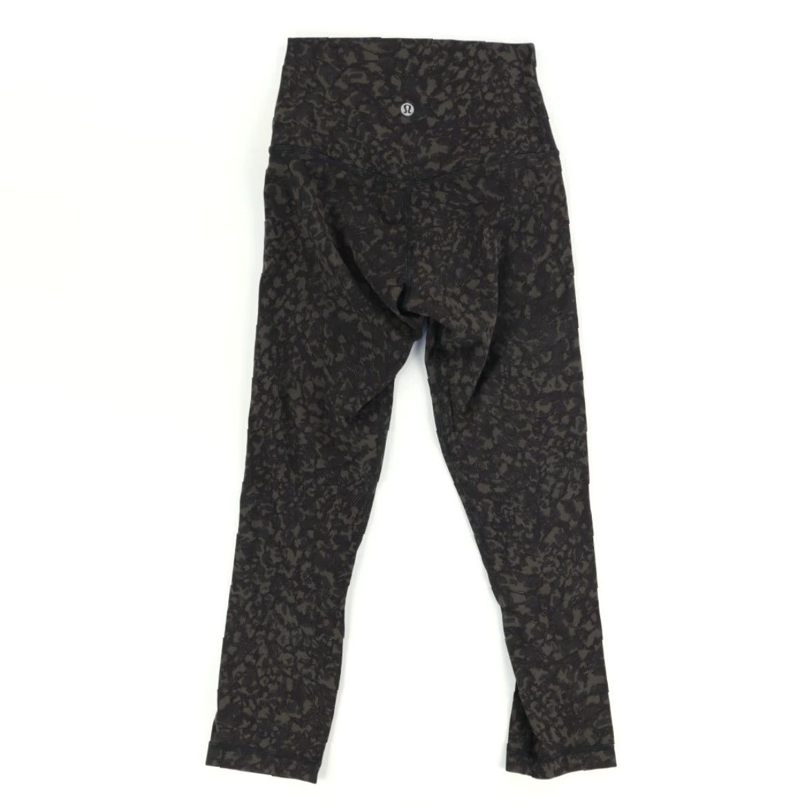 Lululemon Lululemon Align HR Crop 21 Nylon Woven Leggings Patterned Brown Women's 2 Size 26" / US 2 / IT 38 - 4 Thumbnail