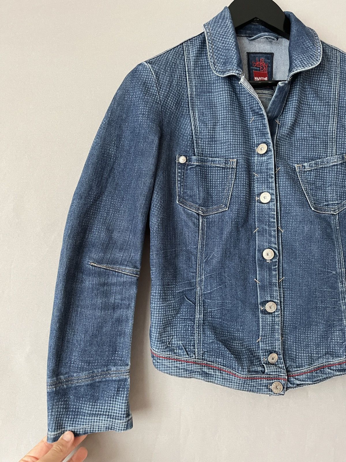 Marithe + Francois Girbaud Marithe Francois Girbaud Denim Trucker Jacket Size S / US 4 / IT 40 - 2 Thumbnail