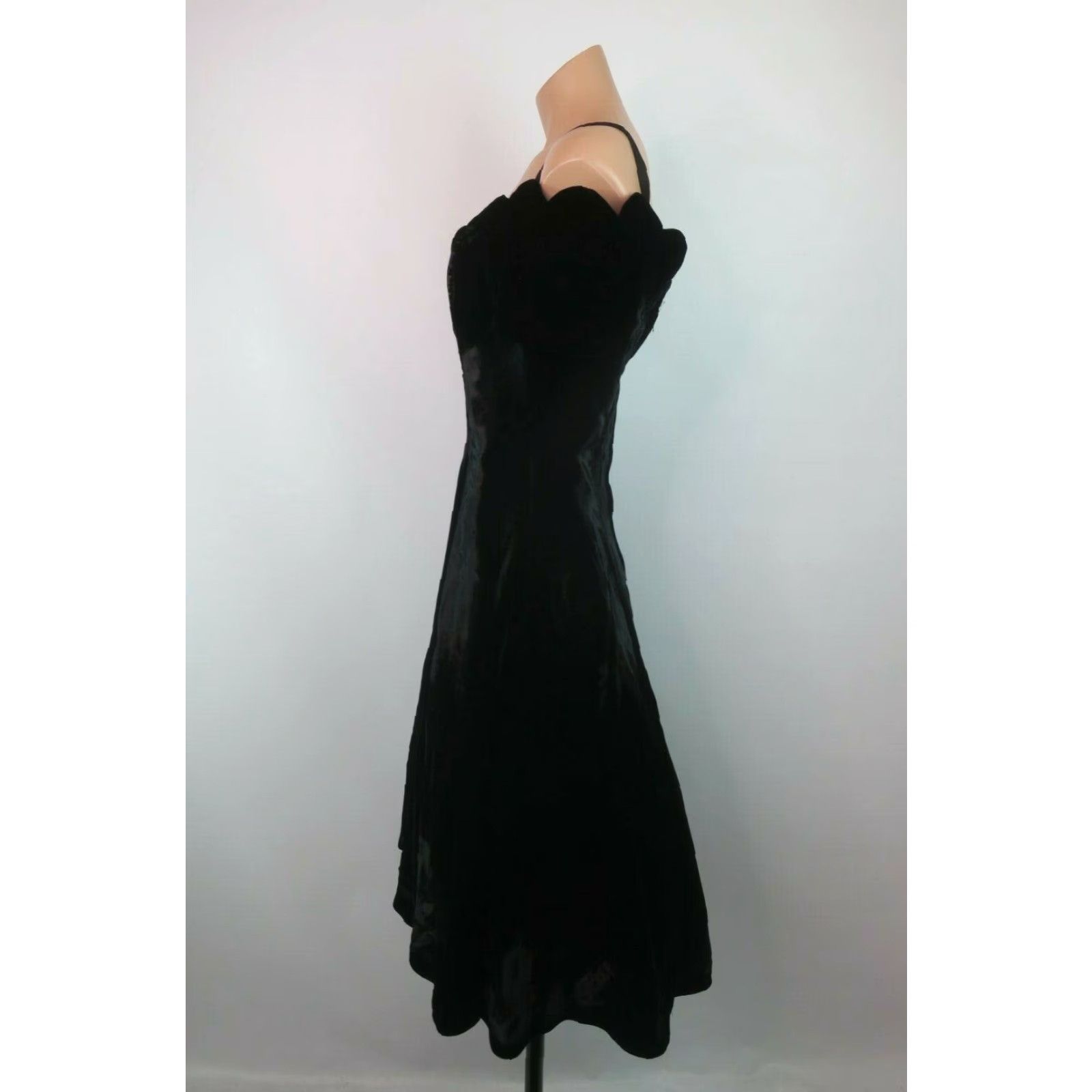 80's black prom dresses 80s Black & Cream Prom Dress
