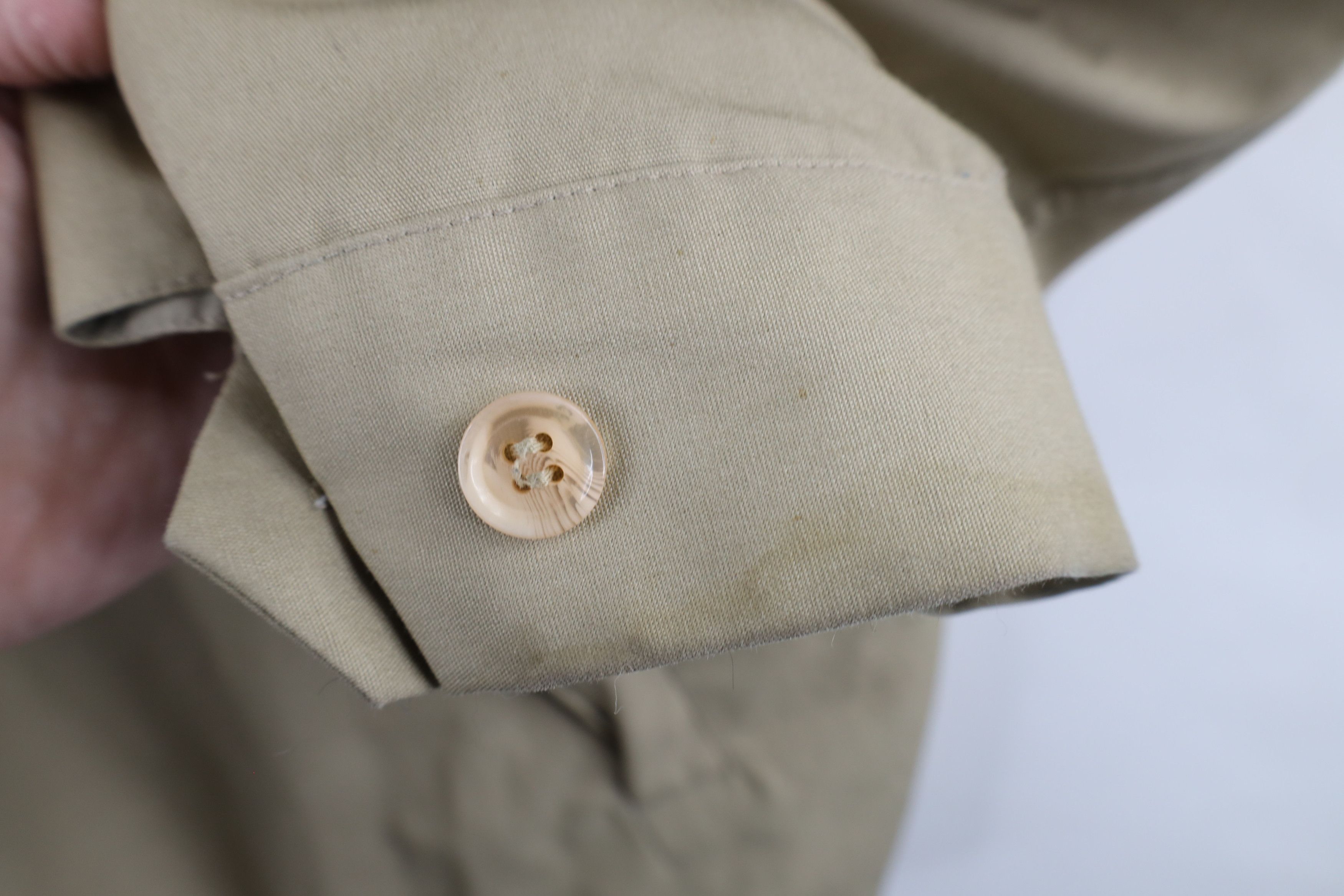 Vintage Vintage 90s Streetwear Cafe Racer Bomber Jacket Beige Size US XL / EU 56 / 4 - 6 Thumbnail