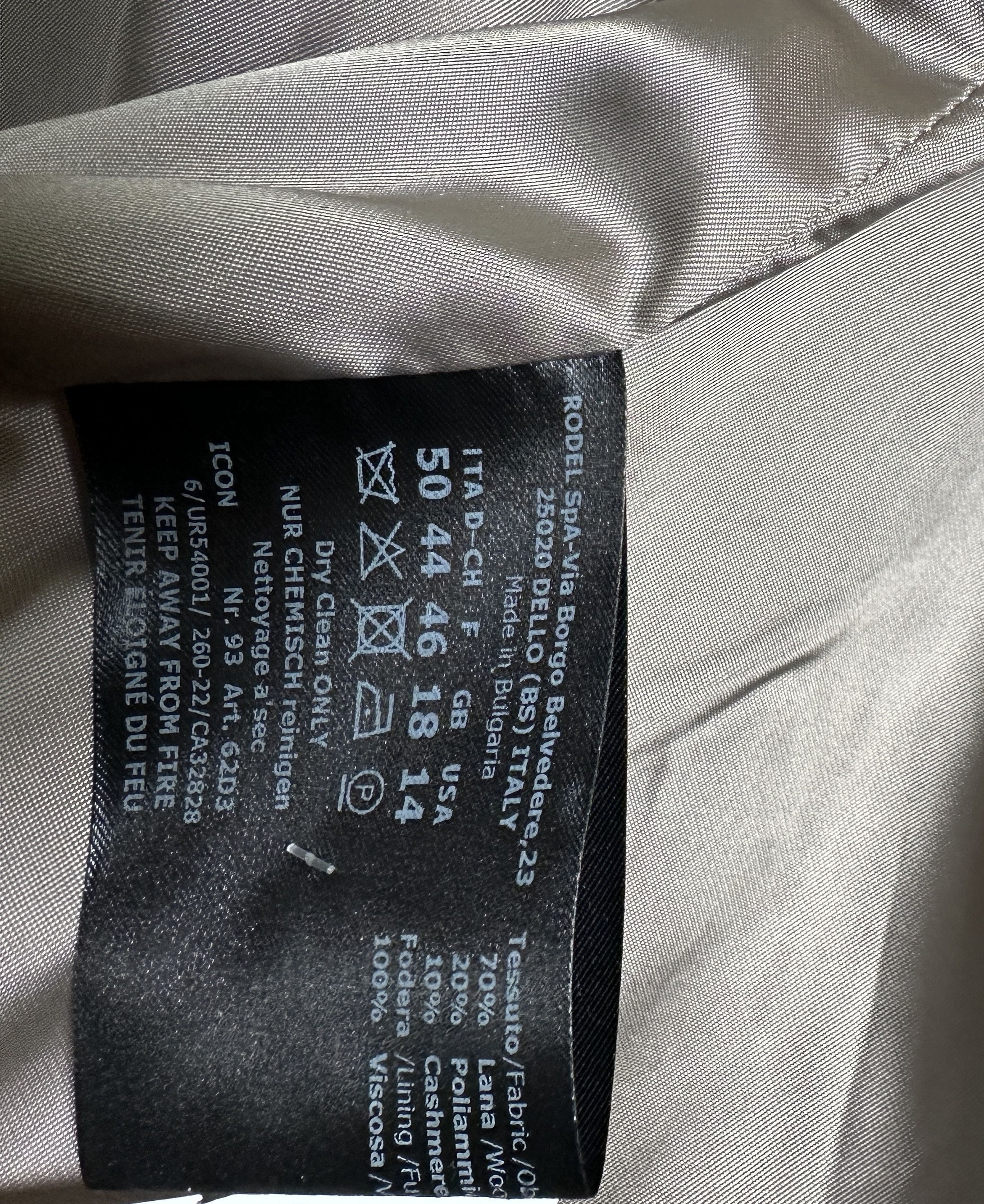 Cinzia Rocca Iconic Beige Coat Cashmere blend Size XL / US 12-14 / IT 48-50 - 7 Thumbnail