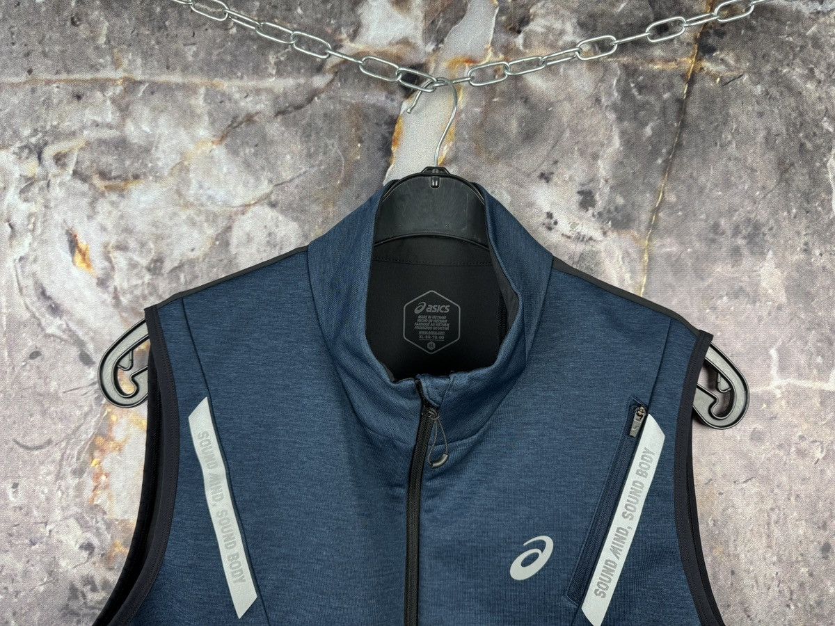 Asics Men’s ASICS Vest Black Blue Streetwear Size XL Size US XL / EU 56 / 4 - 2 Thumbnail