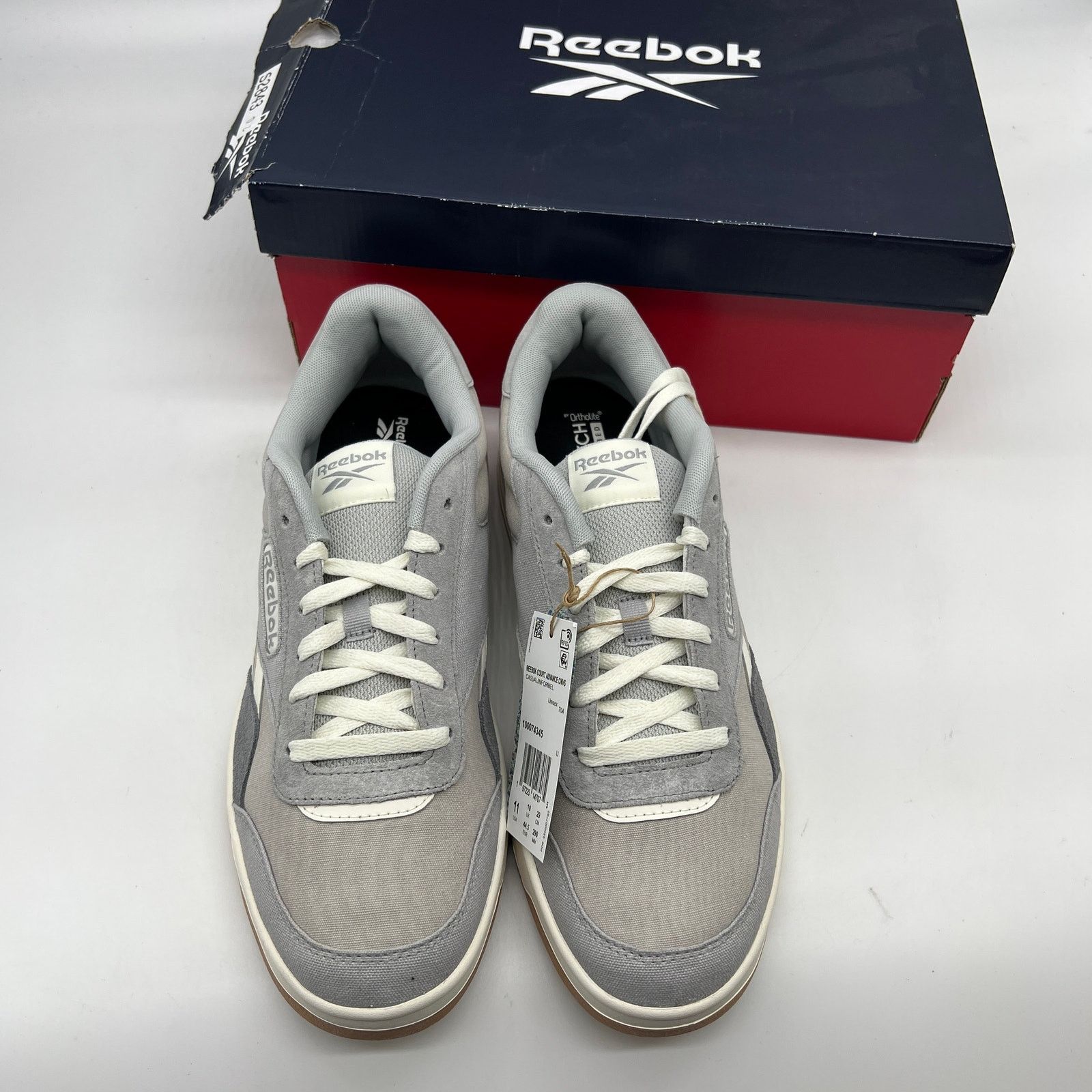 Reebok Reebok Unisex-Adult Court Advance Canvas Sneaker Size 11 Size US 11 / EU 44 - 3 Thumbnail