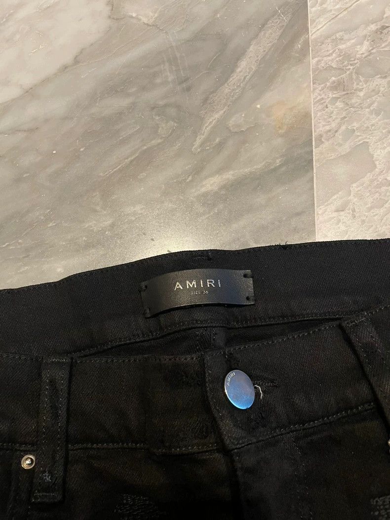Amiri Amiri 16FW MX0 Random Needle Cow King Jeans 2502-Nextarrow Size US 36 / EU 52 - 3 Thumbnail
