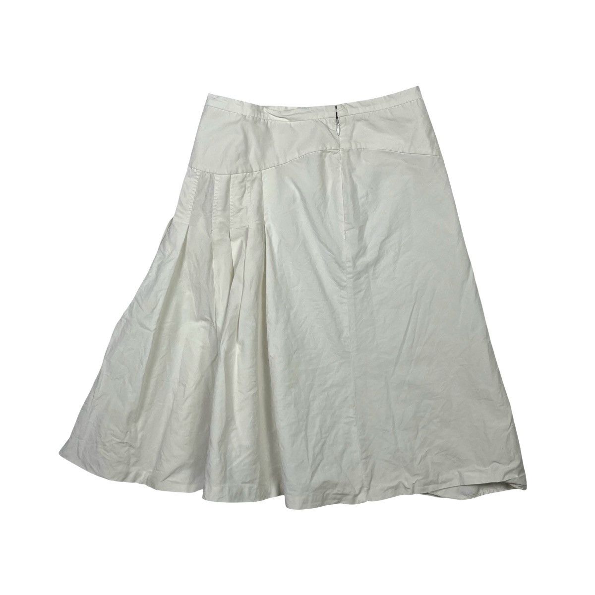 Salvatore Ferragamo × Vintage Salvatore Ferragamo Vintage Luxury Skirt White Size 26" / US 2 / IT 38 - 1 Thumbnail