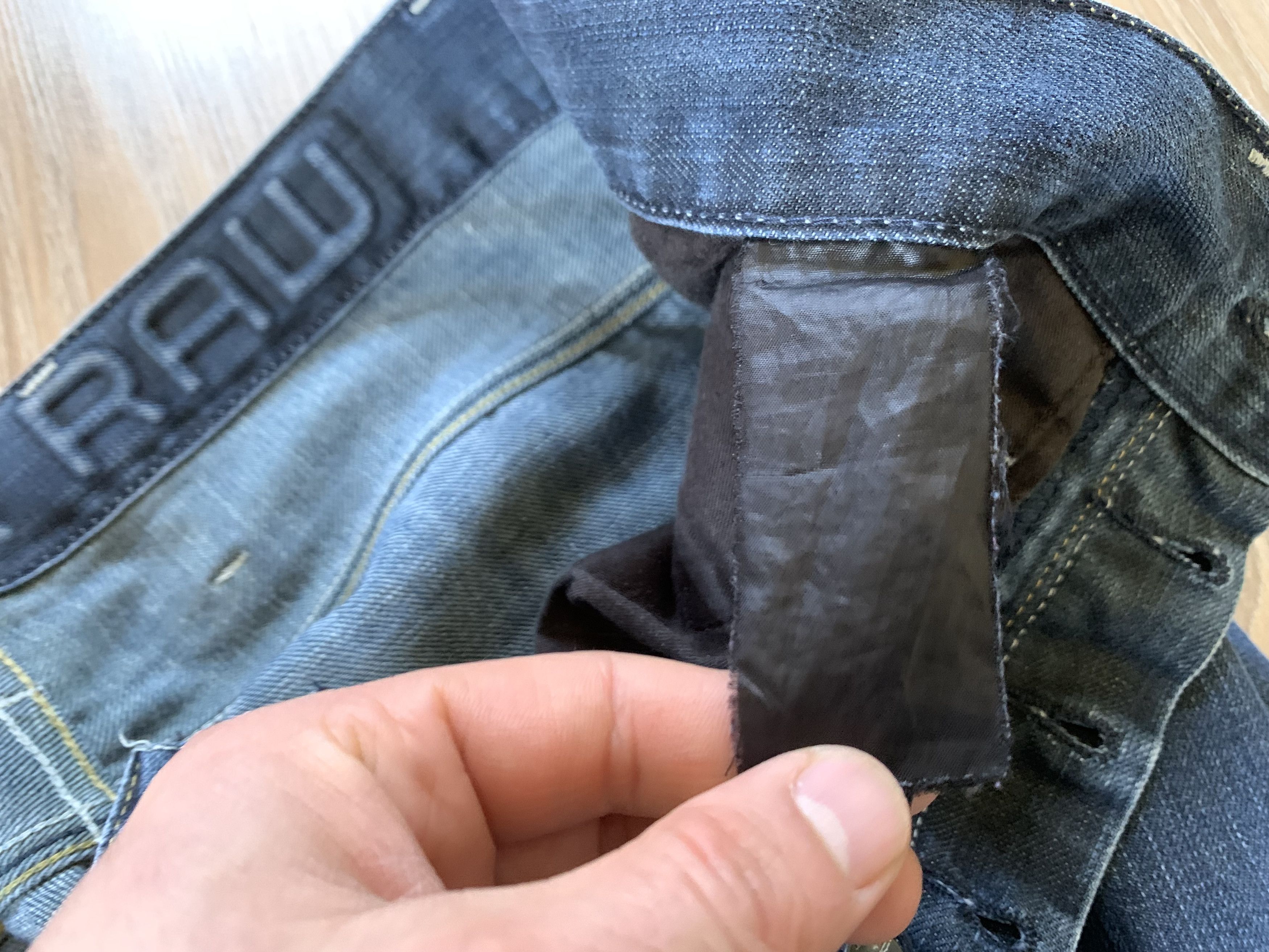 G-Star × Vintage Vintage G Star Raw 3301 Distressed Denim Jeans Size US 34 / EU 50 - 11 Thumbnail