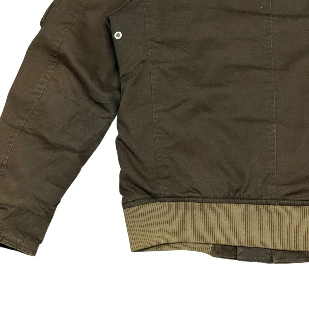 Le Grande Bleu (L.G.B.) Vintage 90s Takeo Kikuchi Army Flight Military Bomber Jacket Size US L / EU 52-54 / 3 - 16 Thumbnail