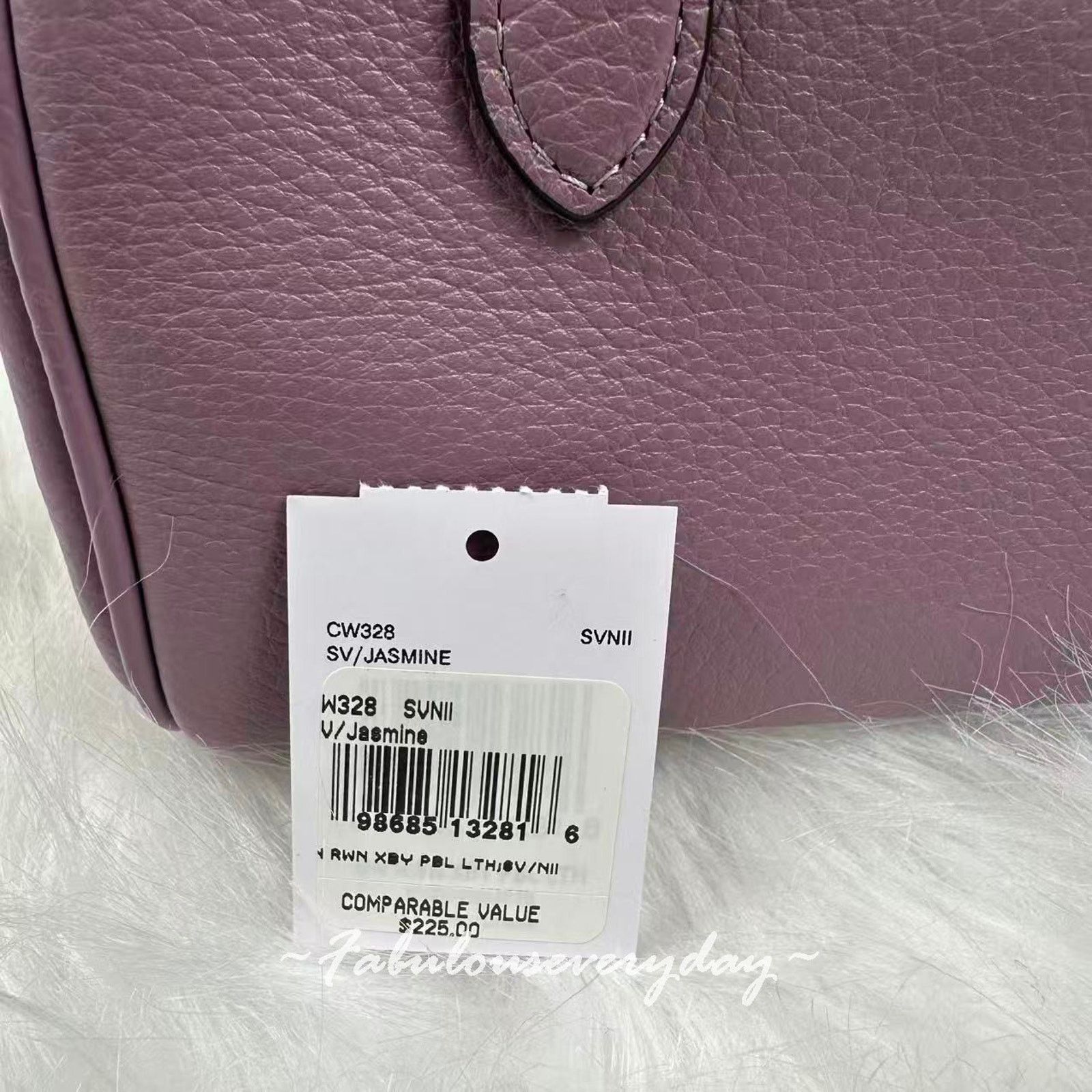 Coach Coach Mini Rowan xbody Leather/Sliver Light Violet Jasmine Size ONE SIZE - 5 Thumbnail