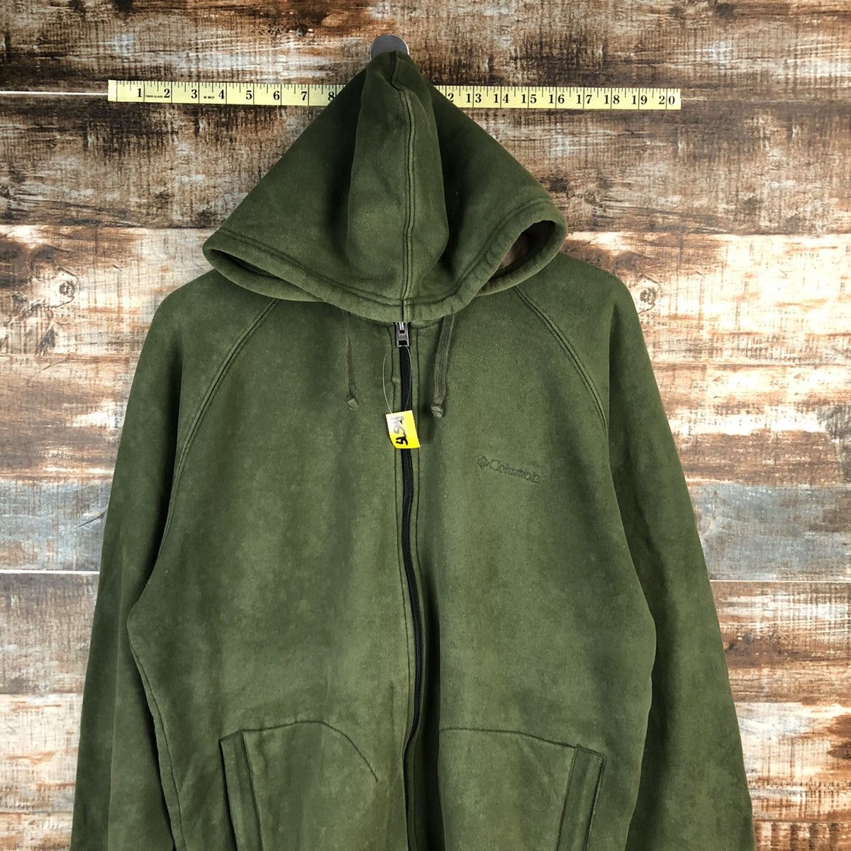 Columbia Columbia Green faded plain sweater Hoodie #A1575 Size US M / EU 48-50 / 2 - 5 Thumbnail