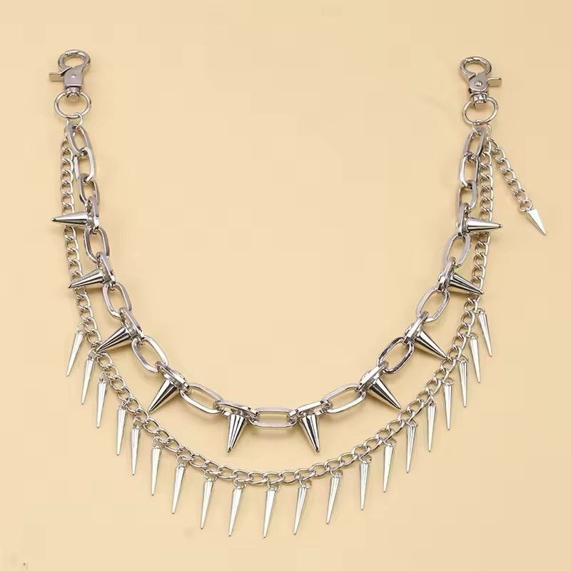 Jewelry 2 Styles Layered Punk Jean Chains Size ONE SIZE - 2 Thumbnail