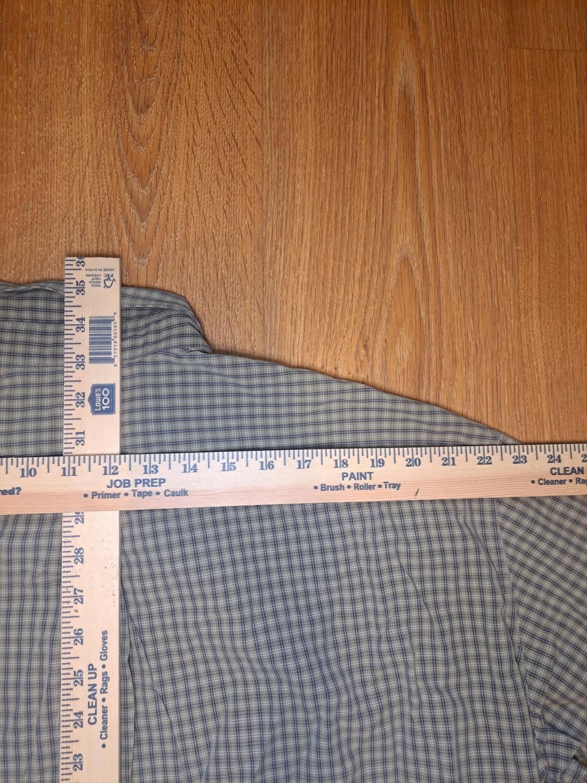 L.L. Bean BIG & TALL LL Bean Button Up Shirt Mens XXL Plaid Green Size US XXL / EU 58 / 5 - 6 Thumbnail