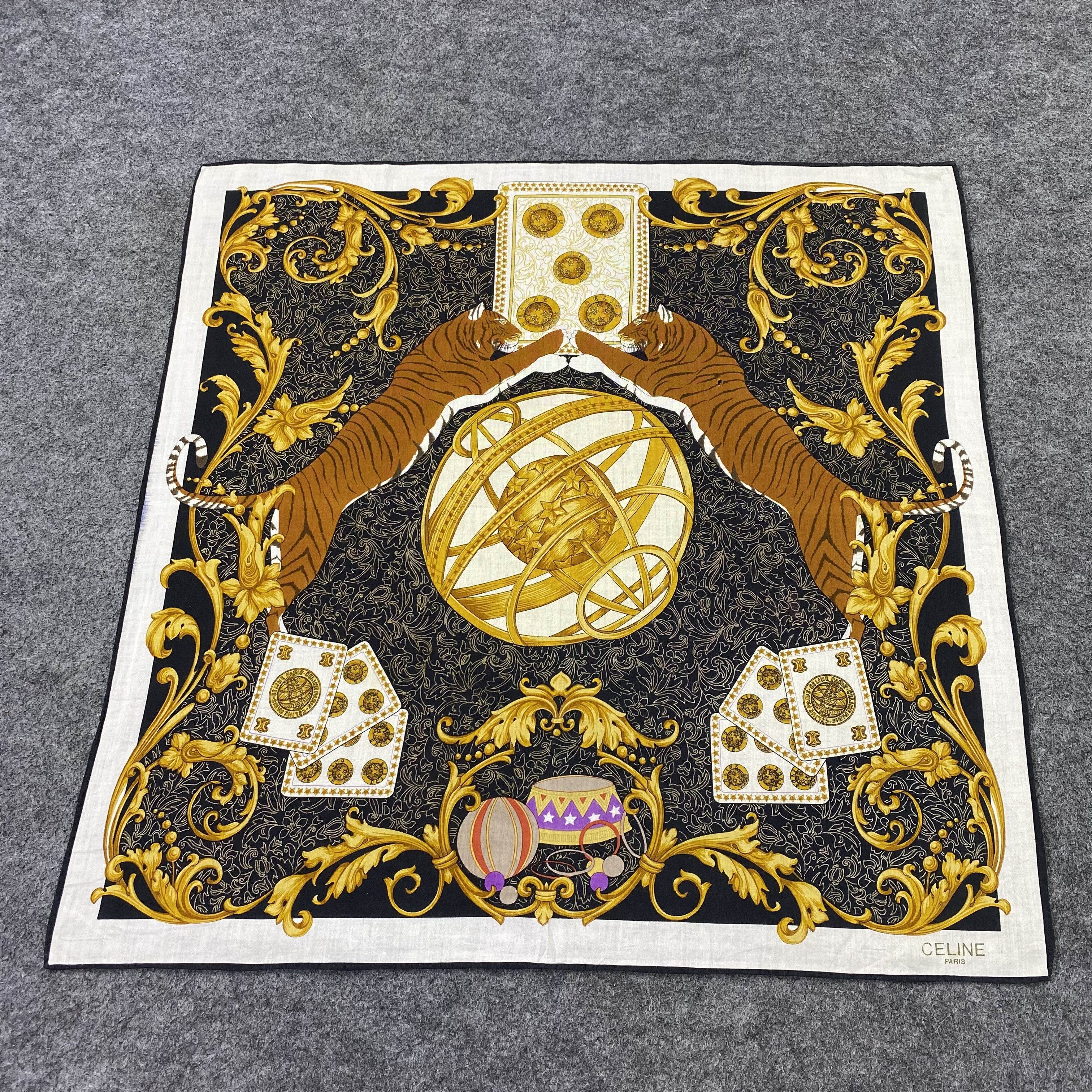 Celine Celine Handkerchief / Bandana / Neckerchief-B1301 Size ONE SIZE - 3 Thumbnail