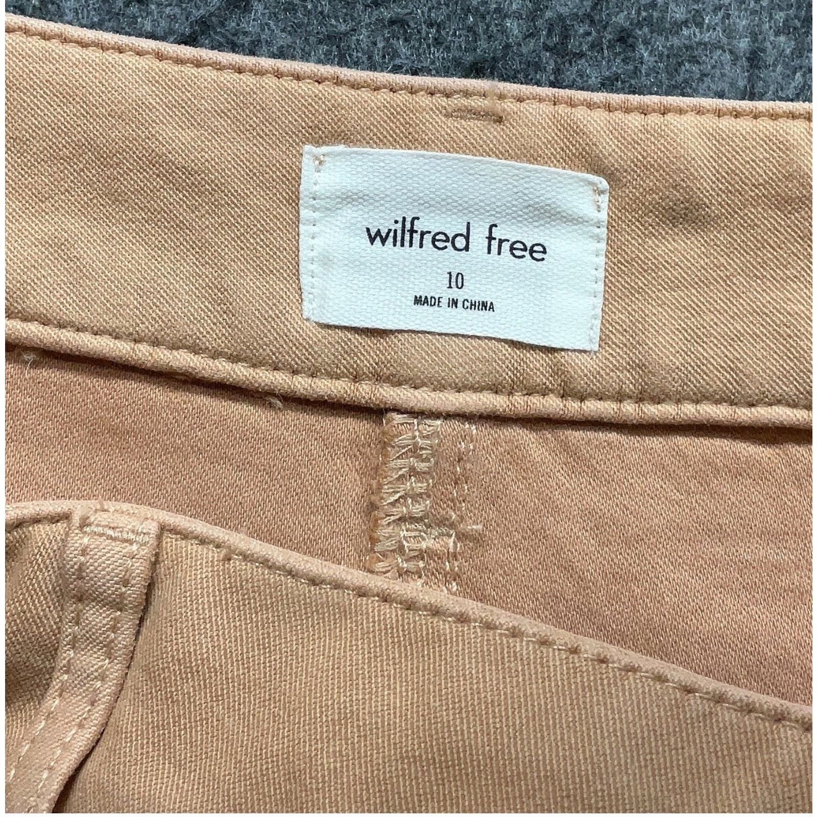 Aritzia Aritzia Wilfred Brennan Utility Pants Cream Tan Knee Patch Size 32" / US 10 / IT 46 - 3 Thumbnail